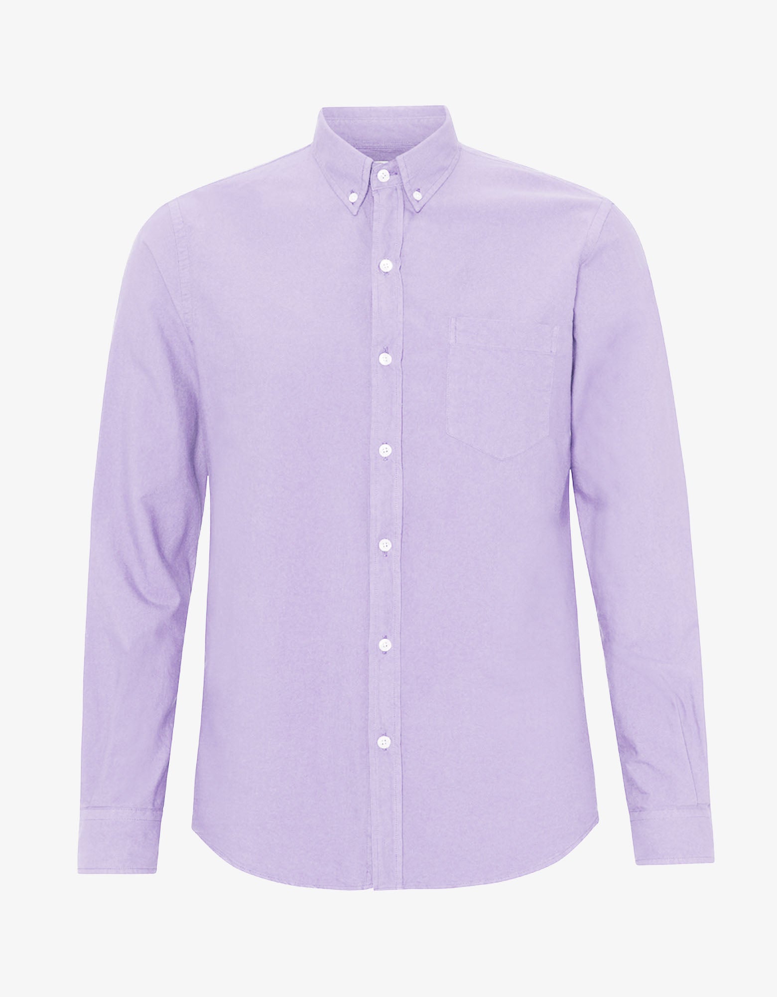 Colorful Standard Organic Button Down Shirt Shirt Soft Lavender