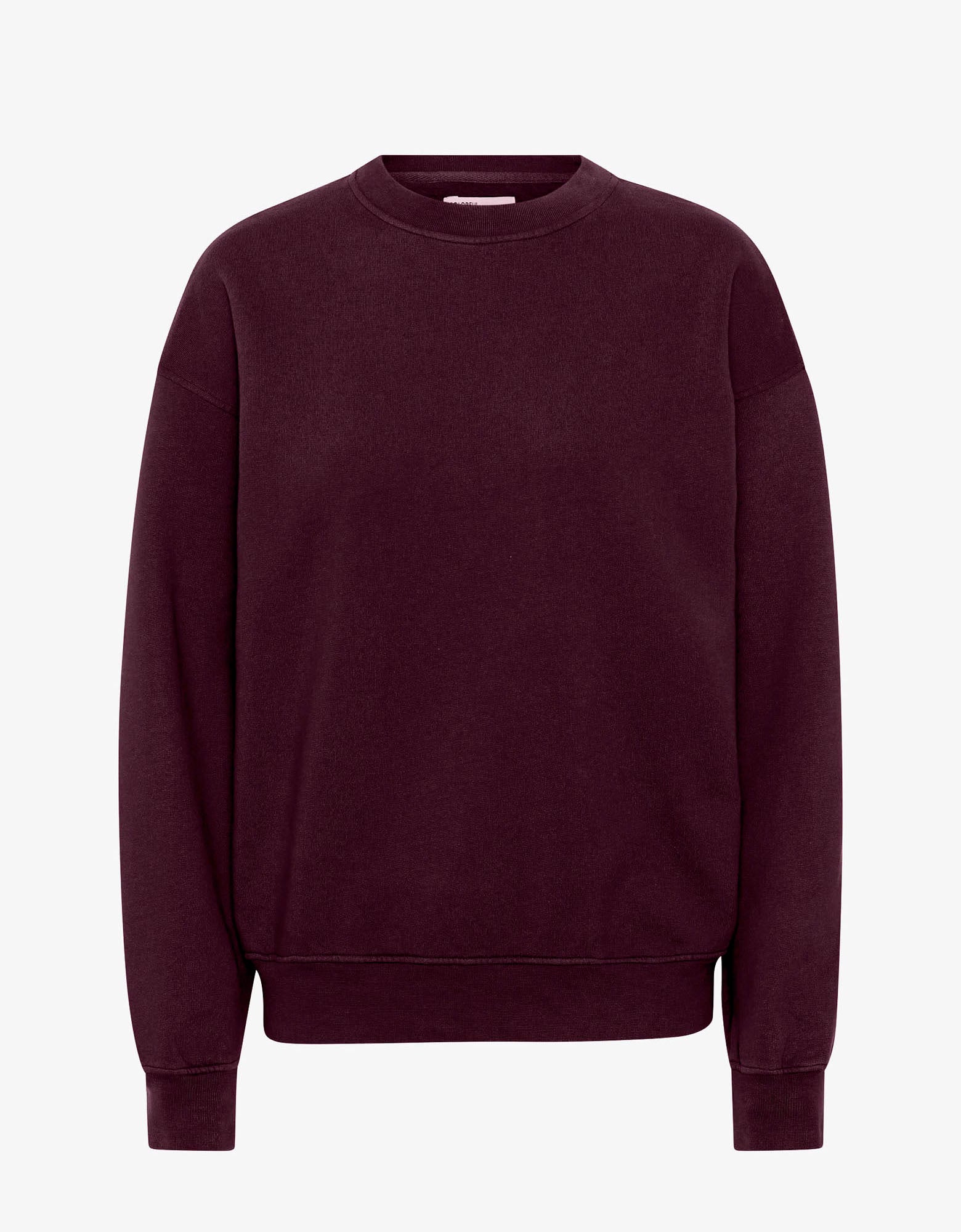 Colorful Standard Organic Oversized Crew Oversized Crew Oxblood Red