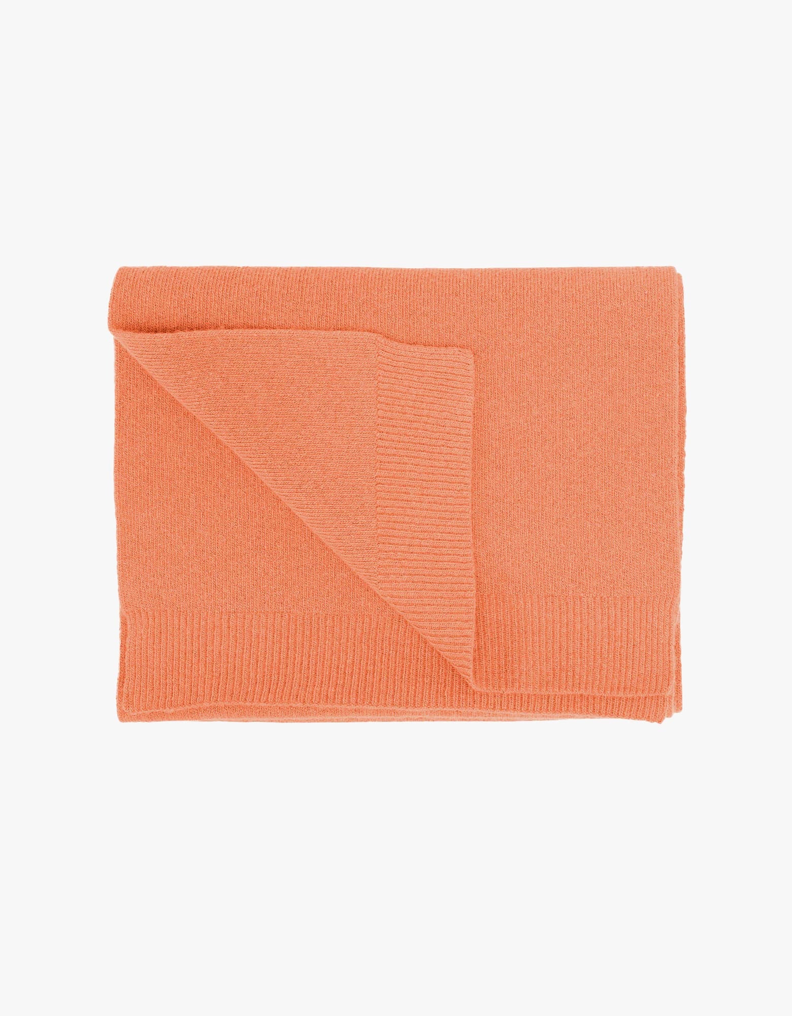 Merino Wool Scarf - Sandstone Orange