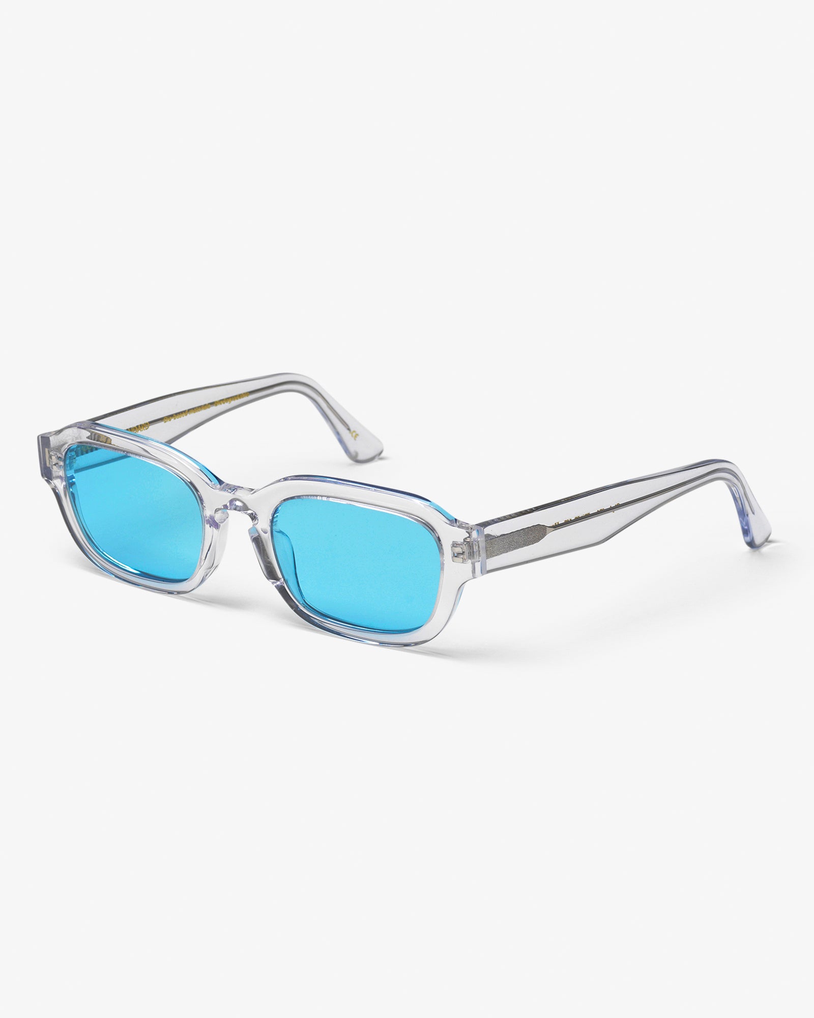 Colorful Standard Sunglass 01 Sunglasses Crystal Clear / Blue