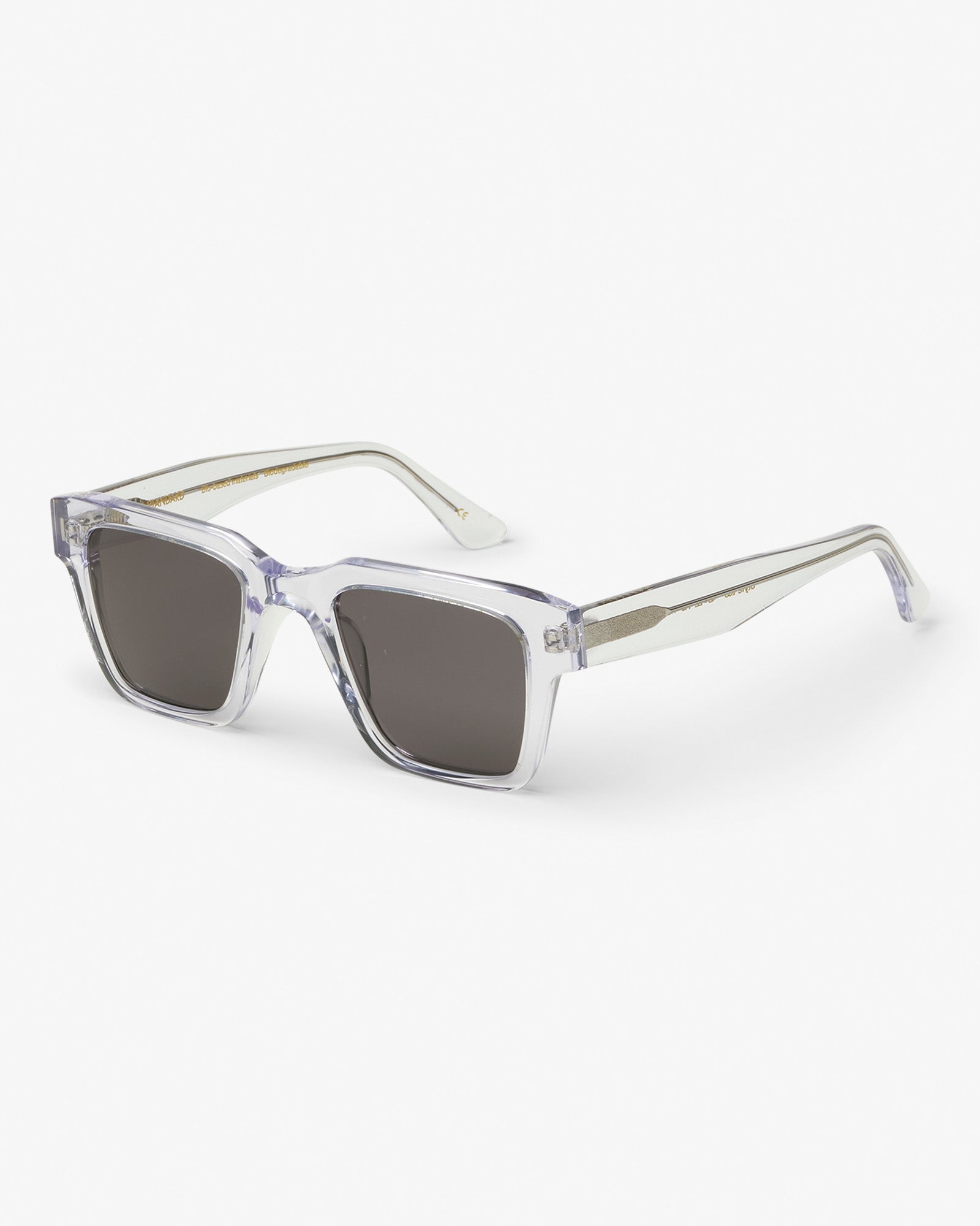 Colorful Standard Sunglass 03 Sunglasses Crystal Clear / Black