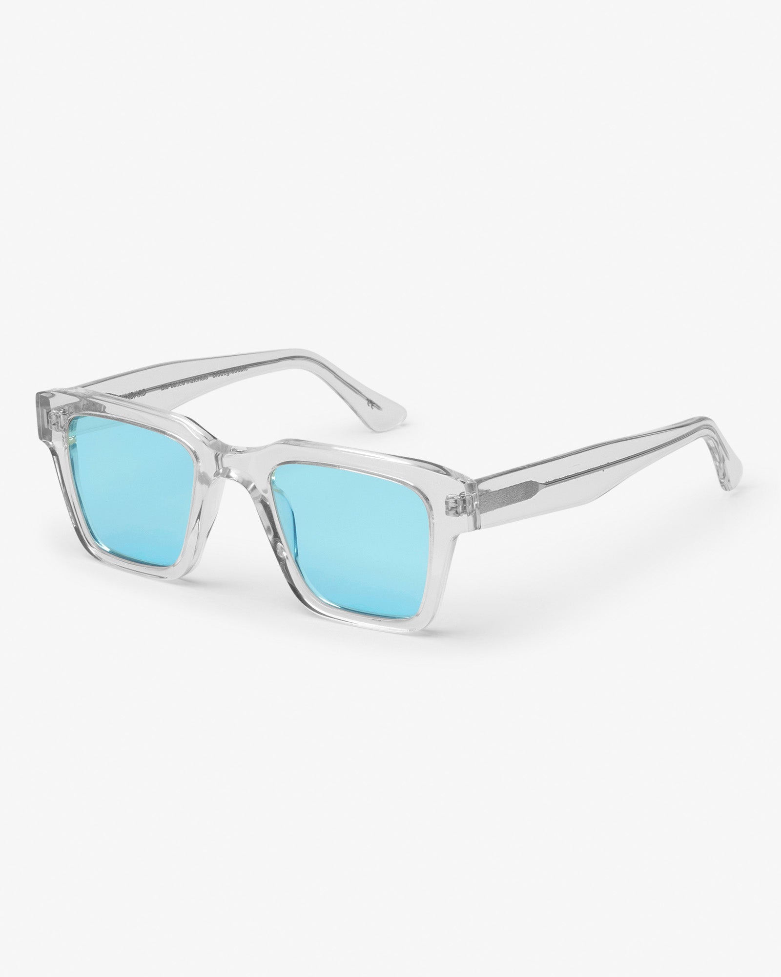 Colorful Standard Sunglass 03 Sunglasses Crystal Clear / Blue