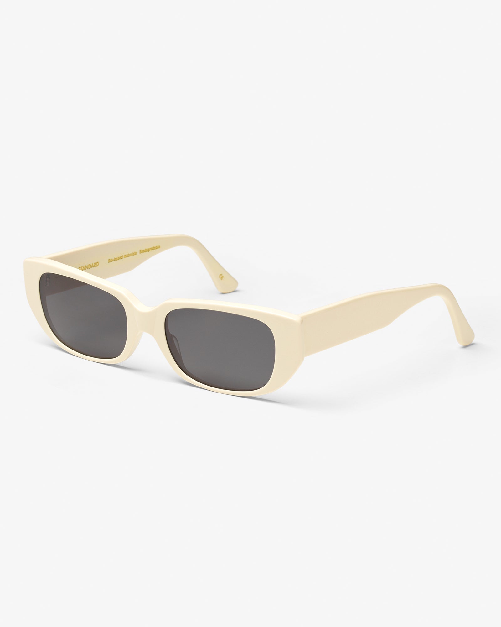 Colorful Standard Sunglass 10 Sunglasses Ivory White Solid / Black