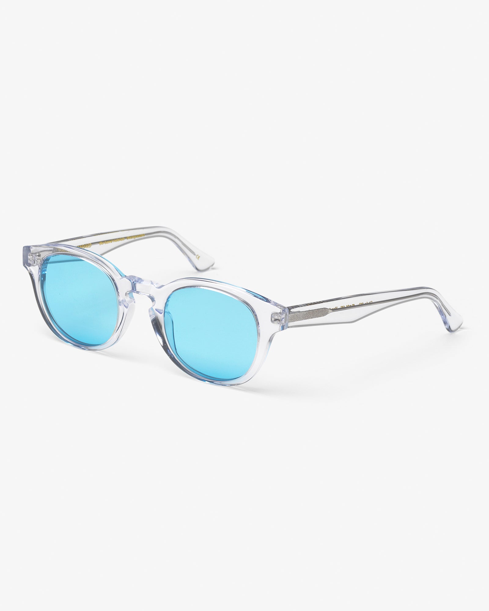Colorful Standard Sunglass 12 Sunglasses Crystal Clear / Blue