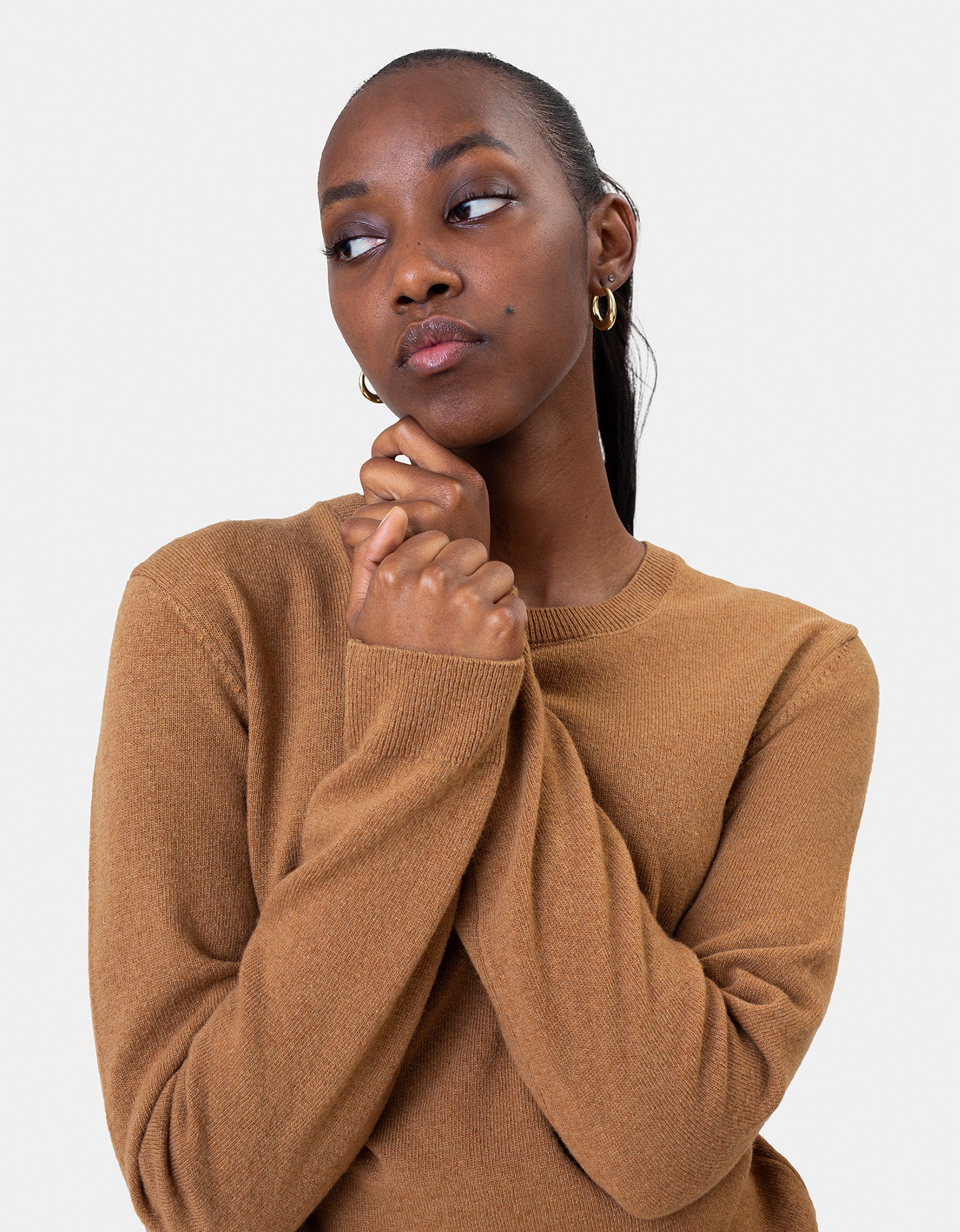 Colorful Standard Women Classic Merino Wool Crew Women Merino Crewneck Dusty Olive