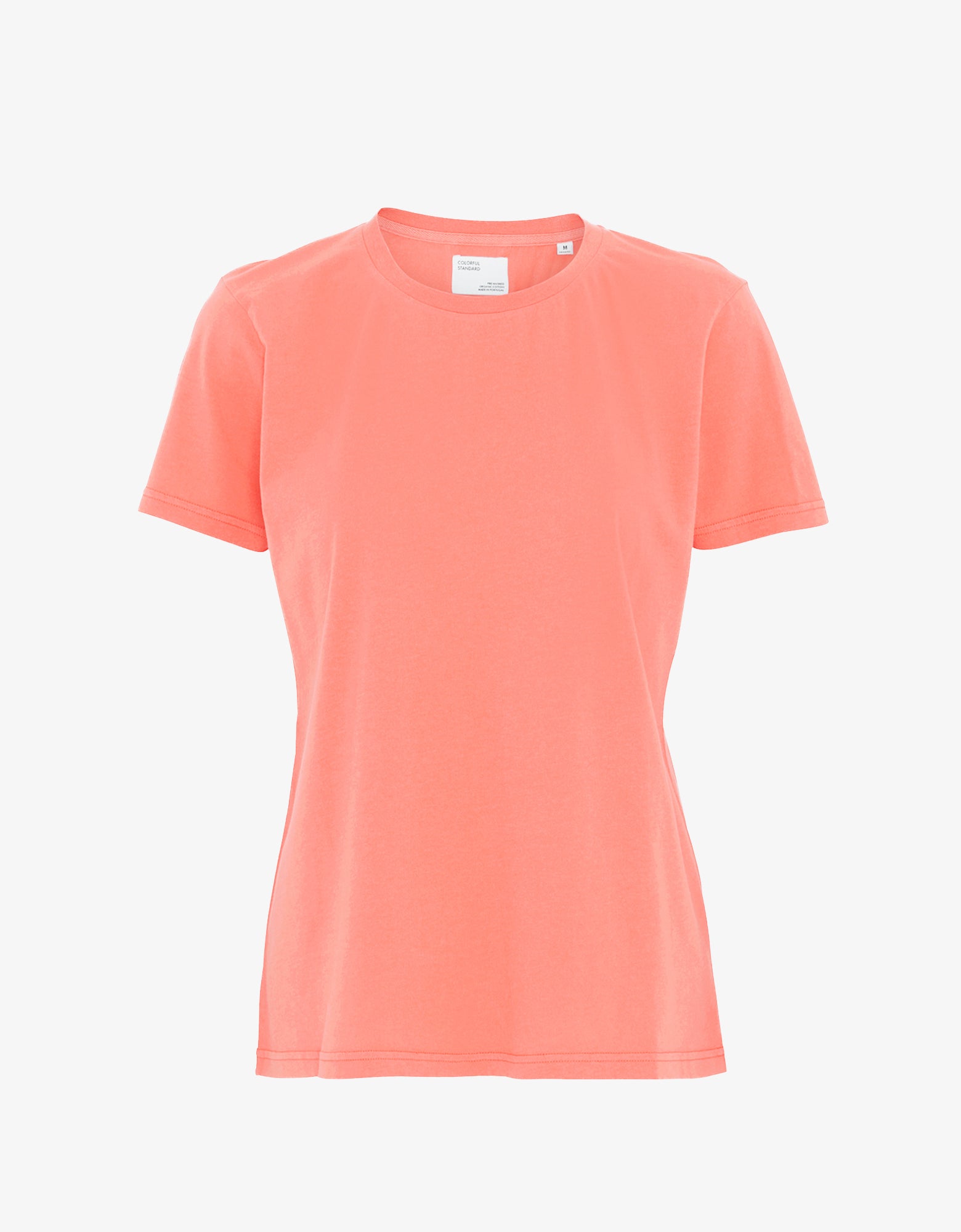 Colorful Standard Women Light Organic Tee Women T-shirt Bright Coral