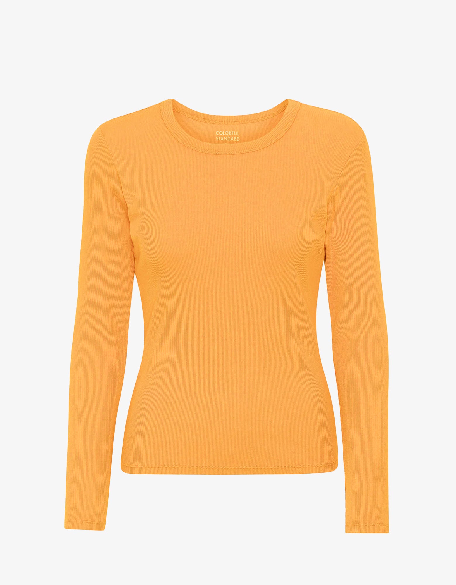 Colorful Standard Women Organic Rib LS T-Shirt Women LS T-Shirt Sandstone Orange