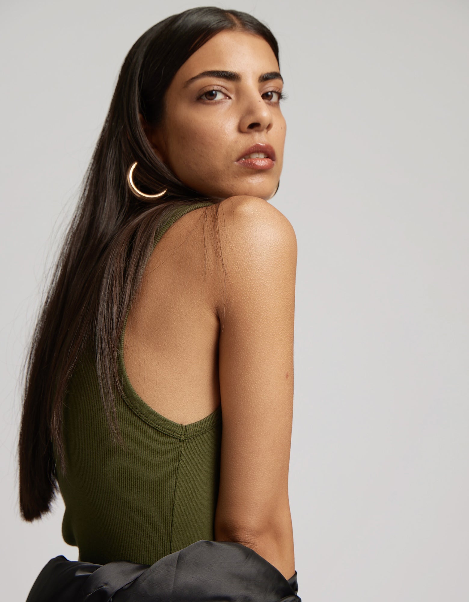 Colorful Standard Women Organic Rib Tank Top Women Tank Top Oyster Grey