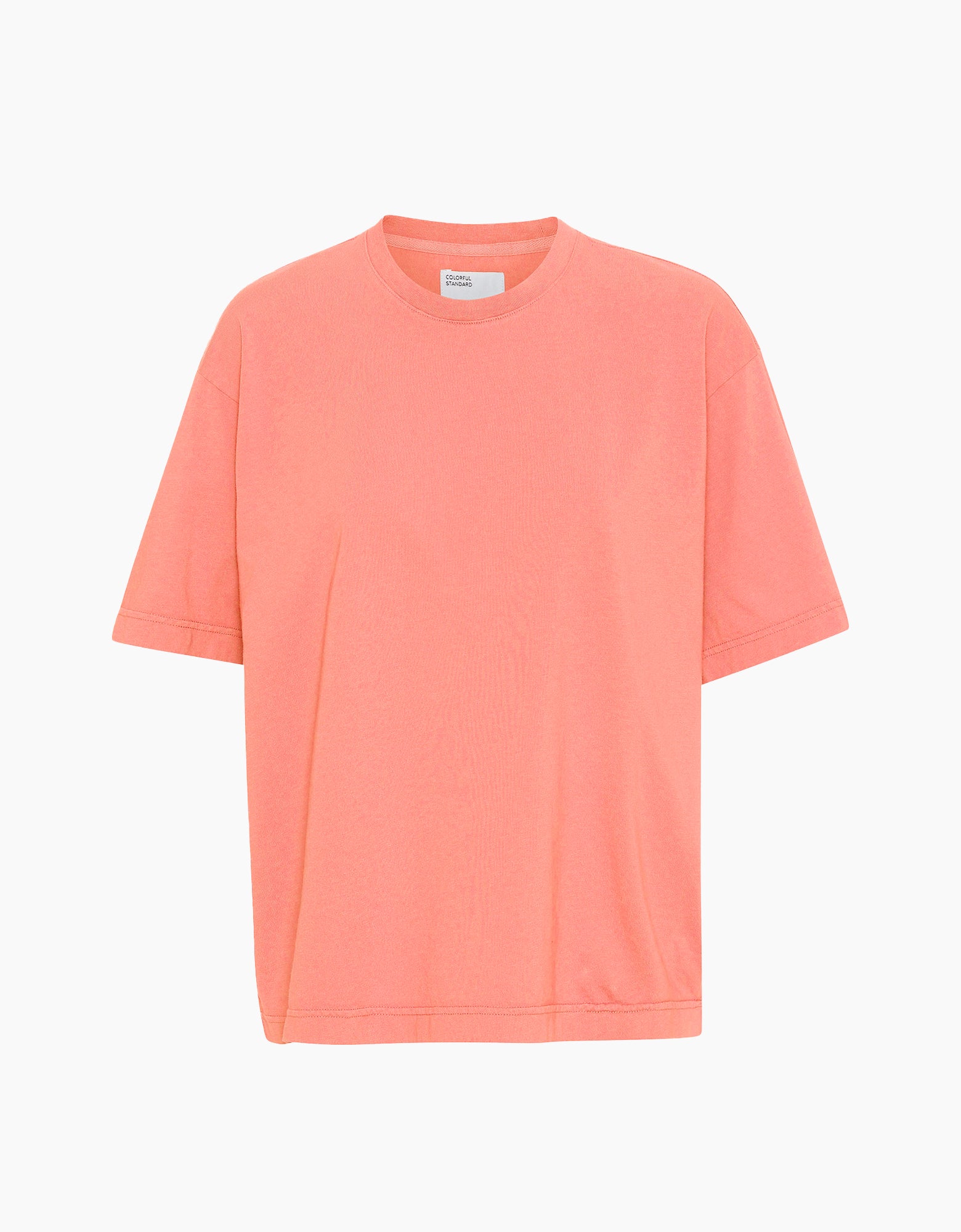 Colorful Standard Women Oversized Organic T-Shirt Women Oversized T-shirt Bright Coral