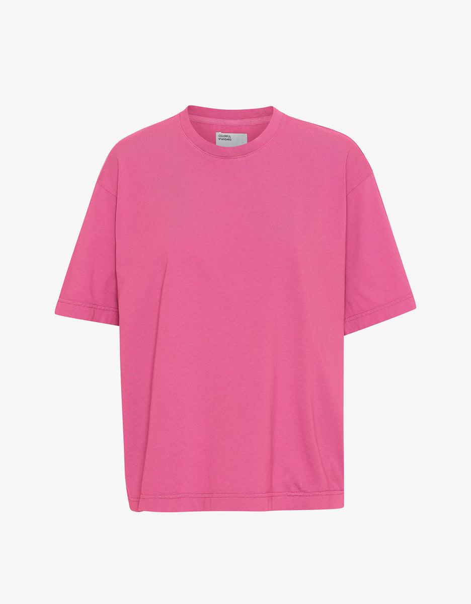 Oversized Organic T-Shirt Bubblegum Pink – Colorful Standard