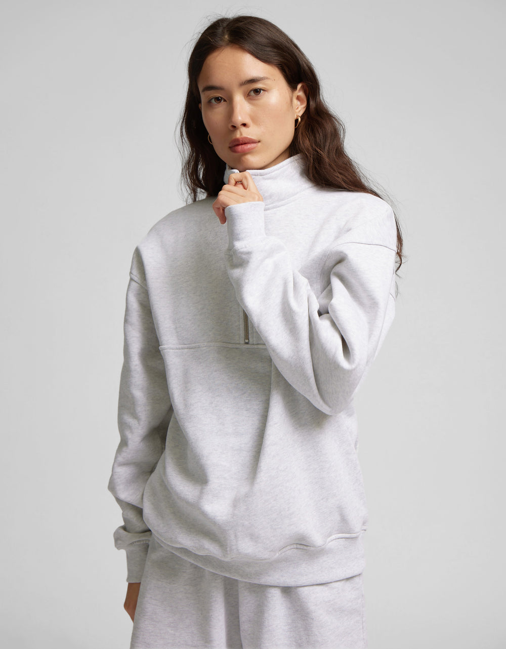 Organic Quarter Zip - Ivory White – Colorful Standard