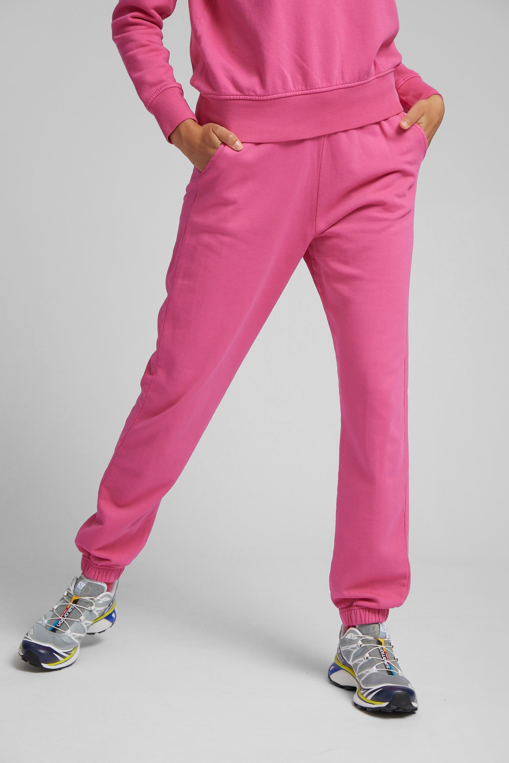 Organic Sweatpants - Magenta Blaze