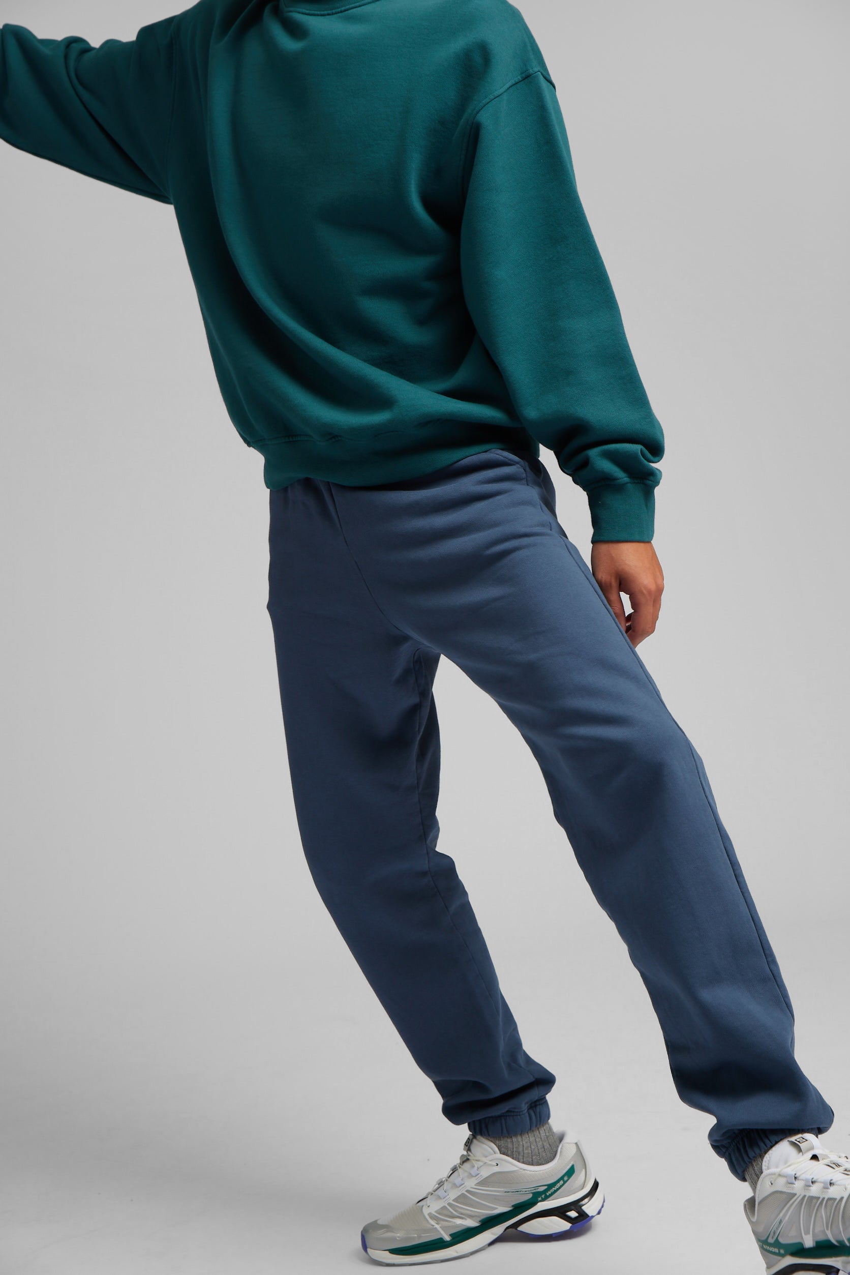 Colorful Standard Blue Green Sweatpants Sweatshirt Colorful
