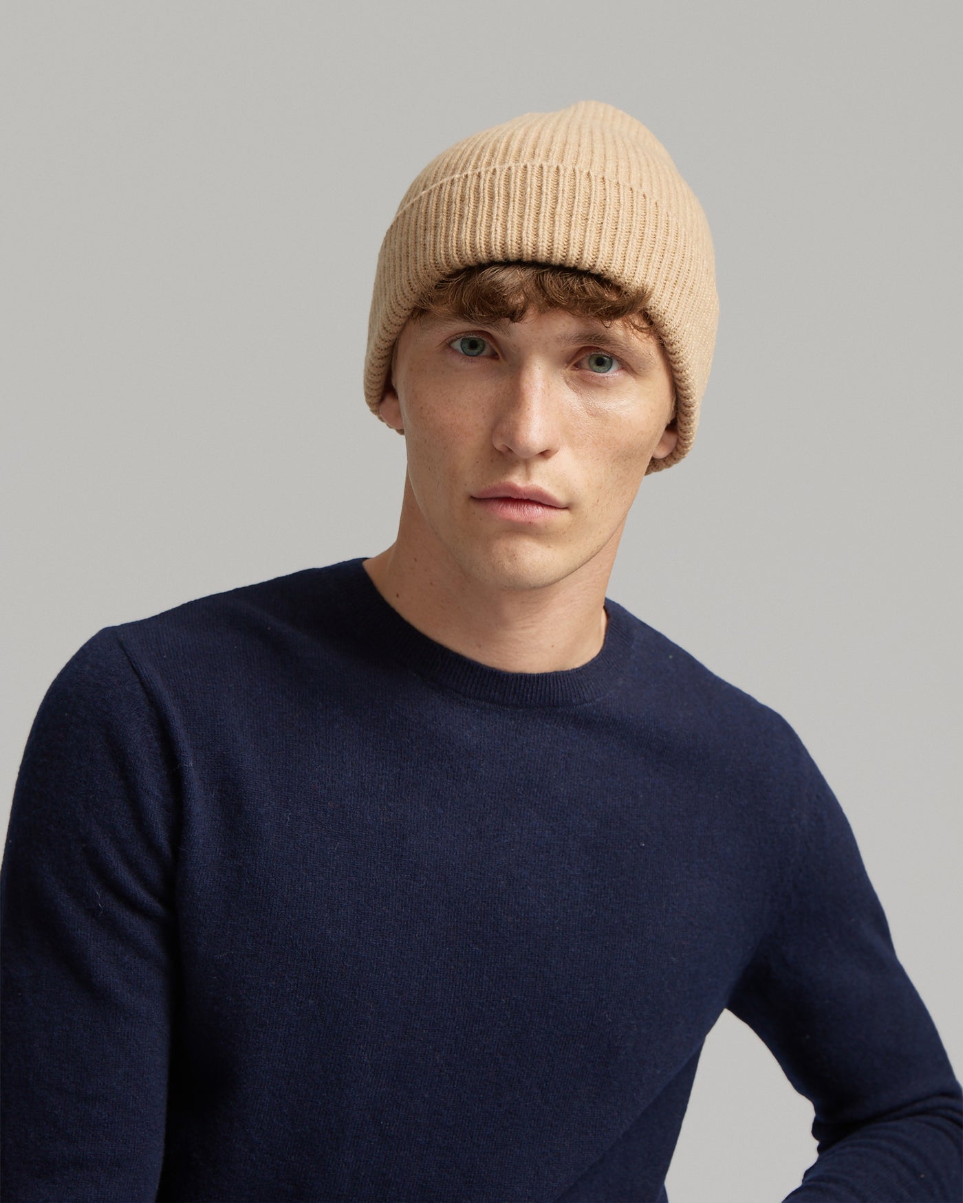 Dial Wool Beanie - Black
