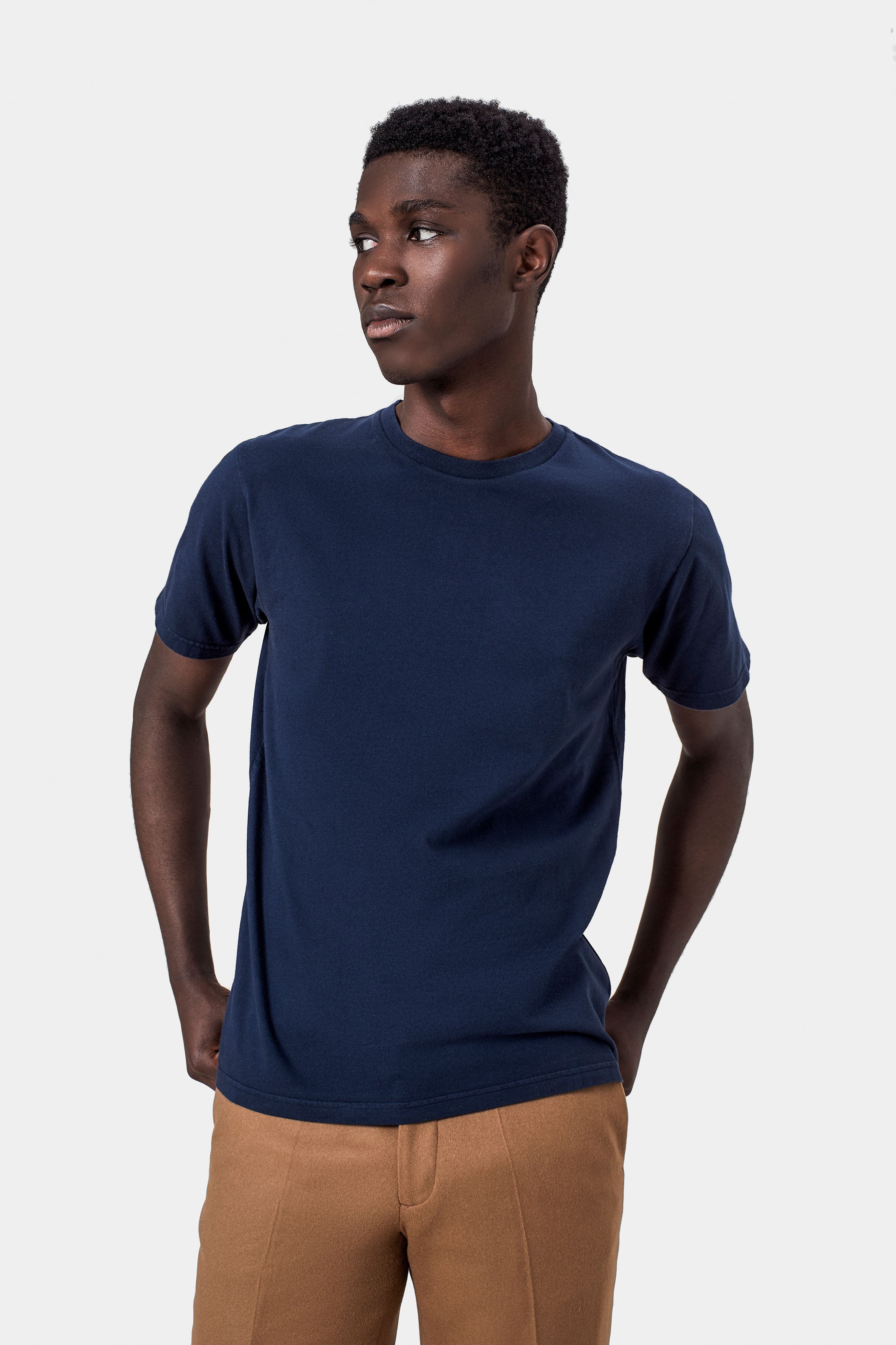 Classic Organic Tee - Sapphire Blue