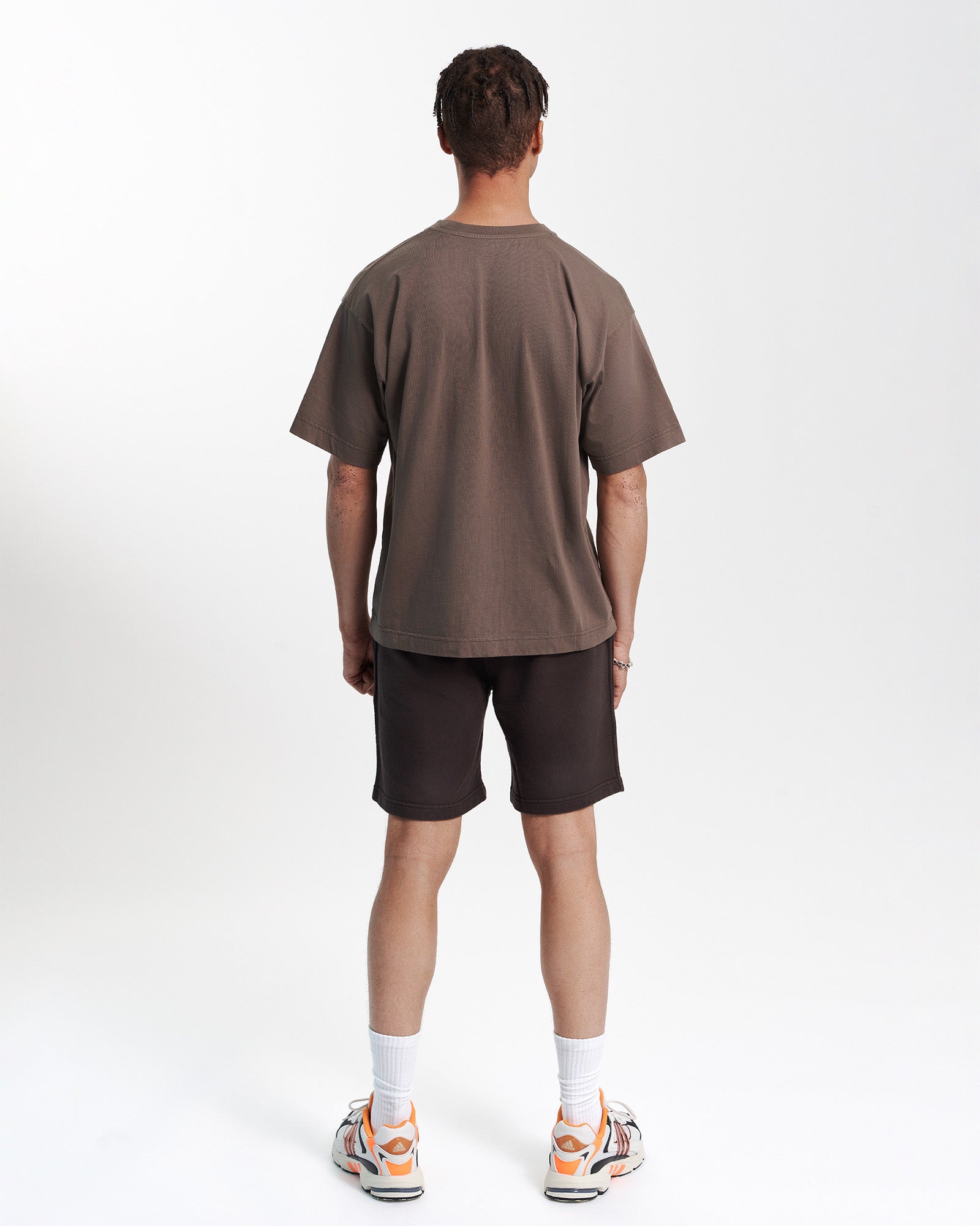 Oversized Organic T-Shirt - Cinnamon Brown