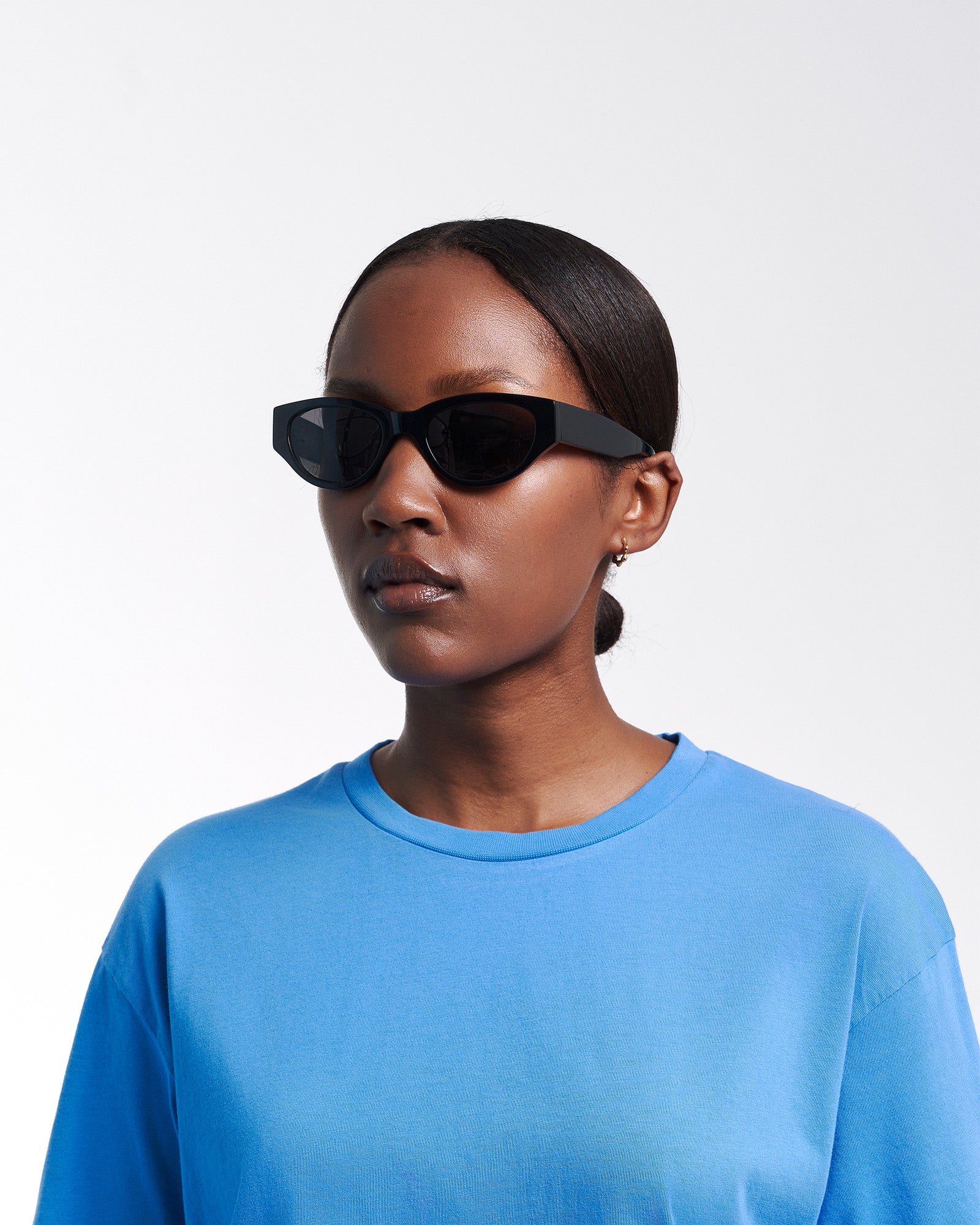 Sunglass 16 - Deep Black Solid - Black