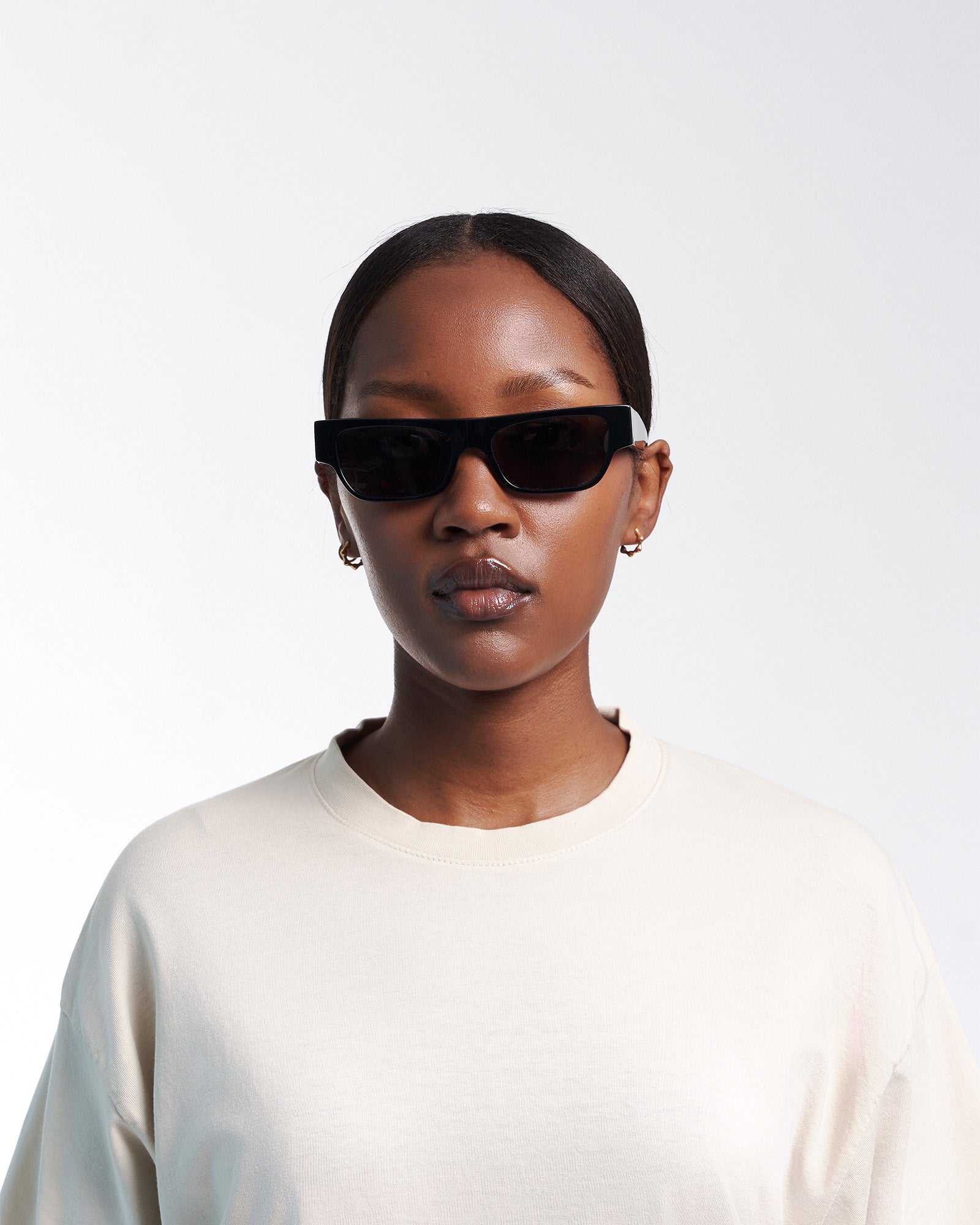Sunglass 04 - Deep Black Solid - Black