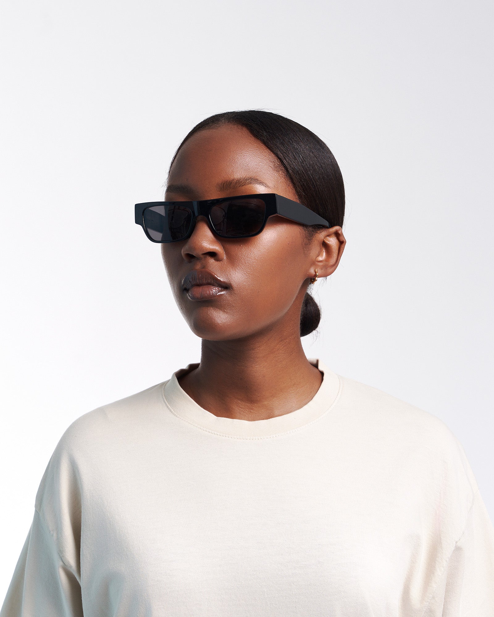 Sunglass 04 - Deep Black Solid - Black
