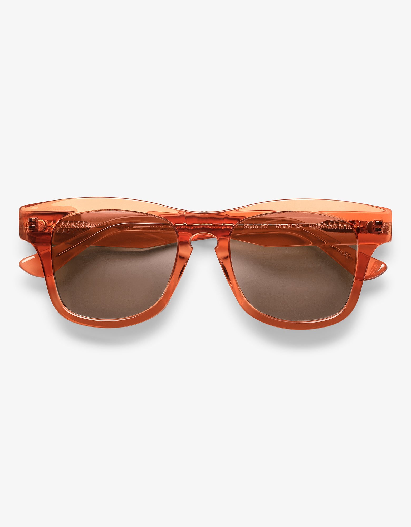 Sunglass 17 - Dark Amber - Brown