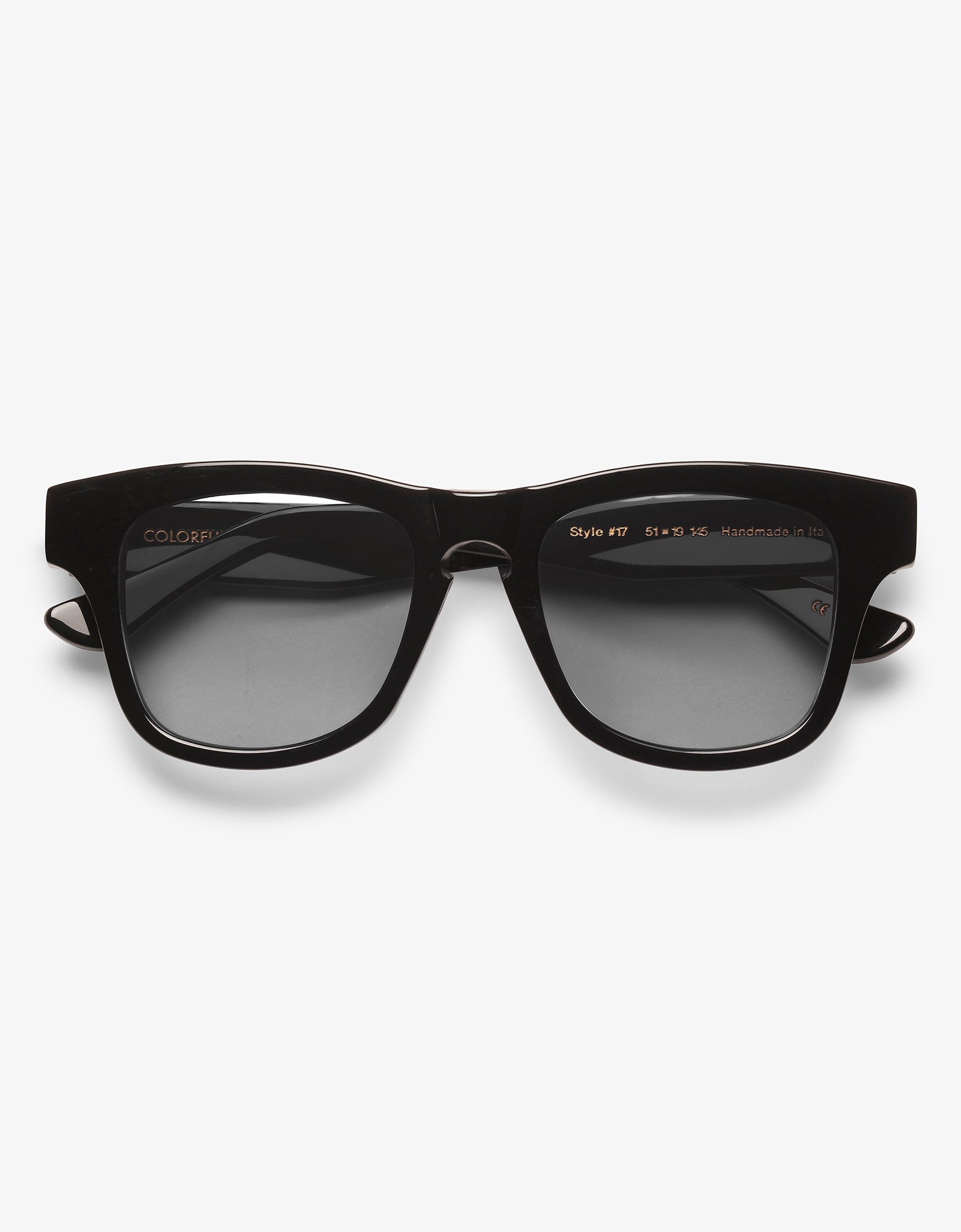 Sunglass 17 - Deep Black Solid - Black