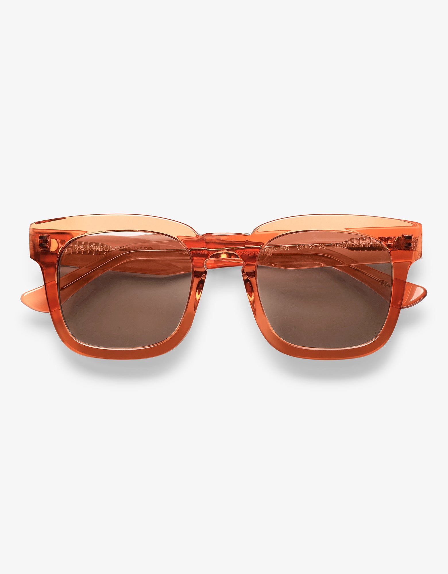 Sunglass 18 - Dark Amber - Brown