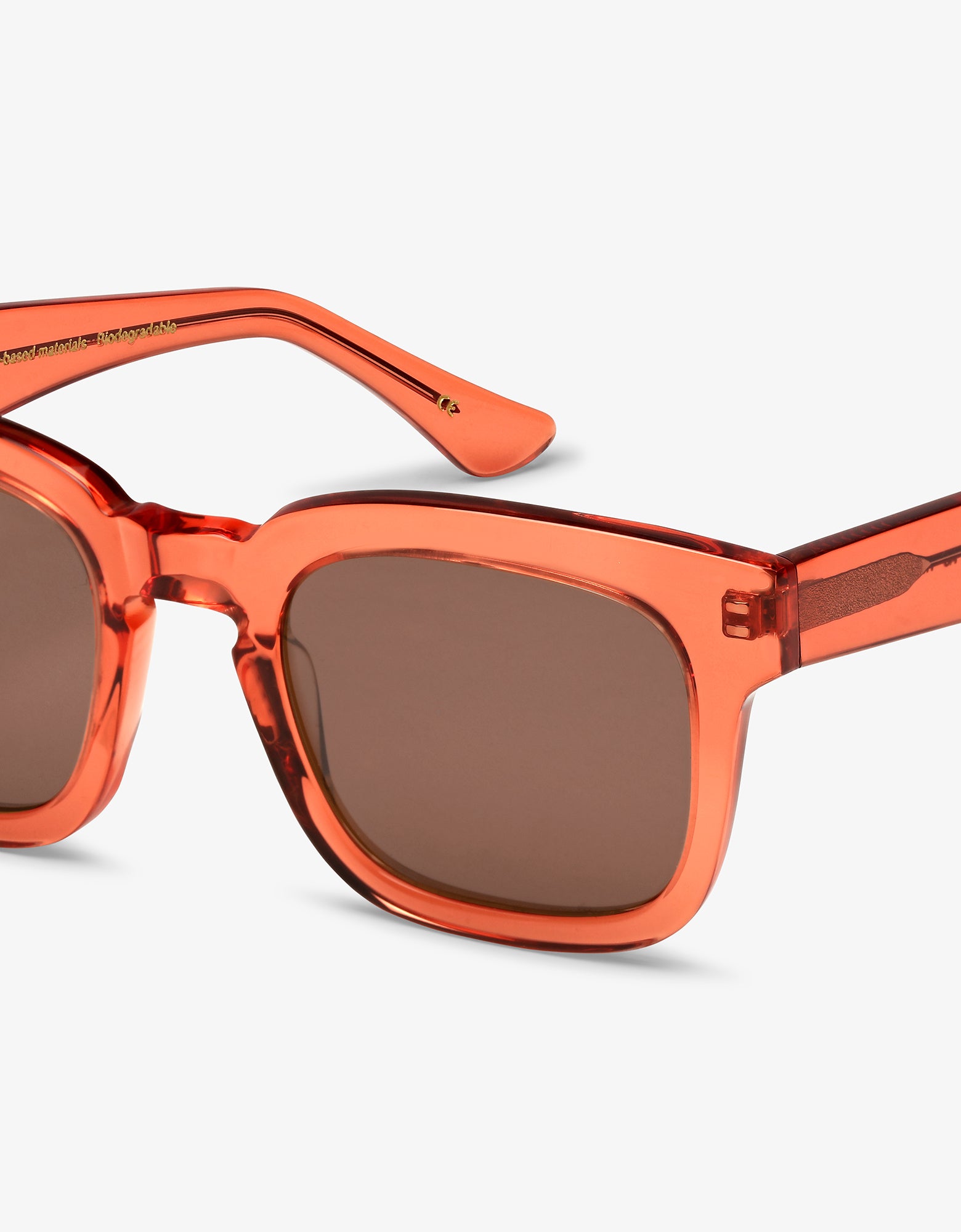 Sunglass 18 - Dark Amber - Brown