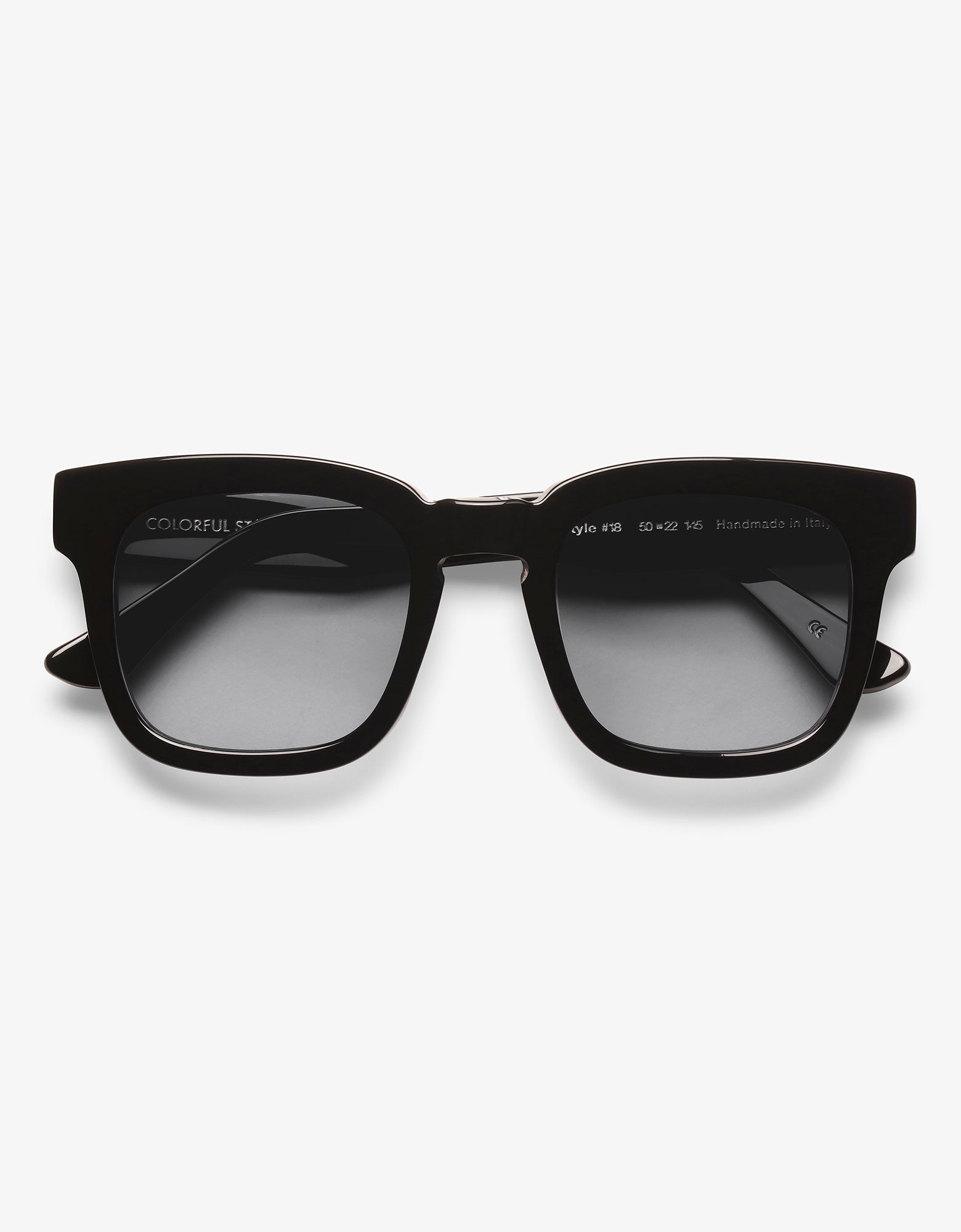 Sunglass 18 - Deep Black Solid - Black
