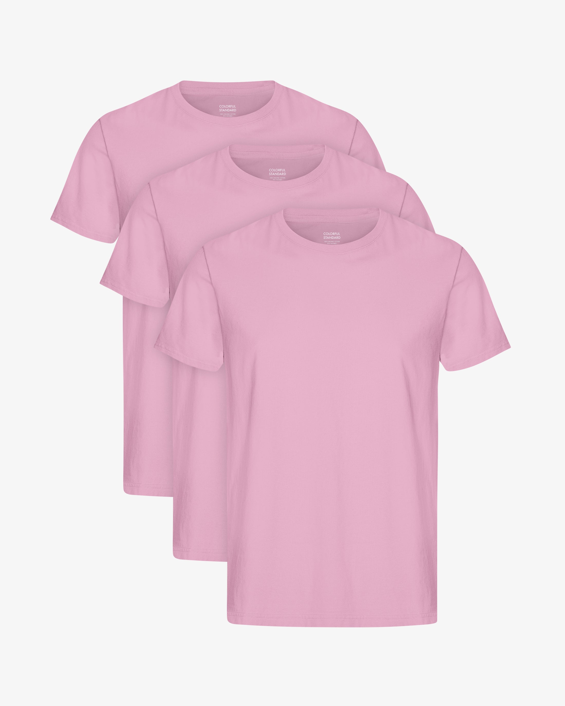 Classic Organic Tee - Cherry Blossom (3-Pack)