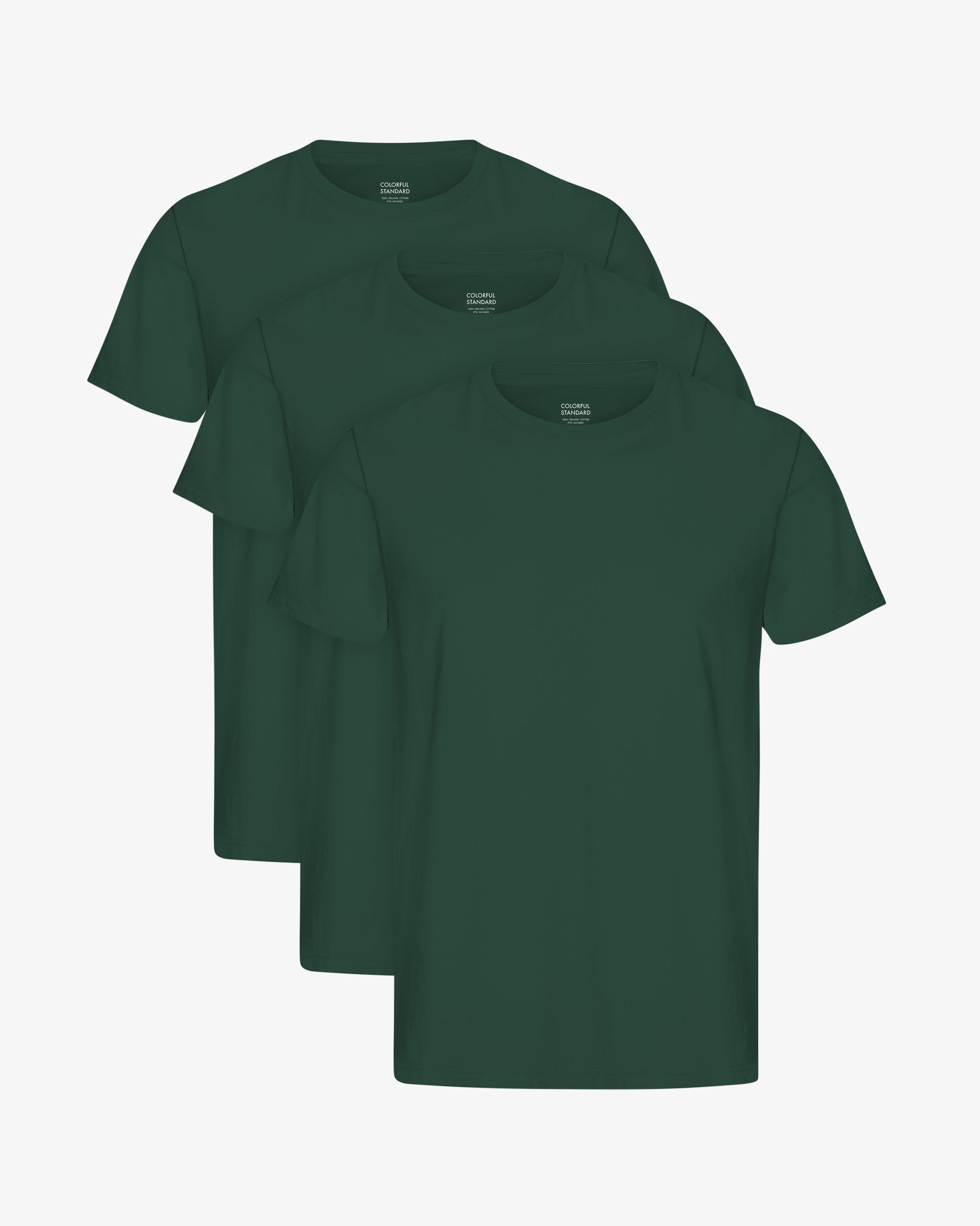 Classic Organic Tee - Emerald Green (3-Pack)
