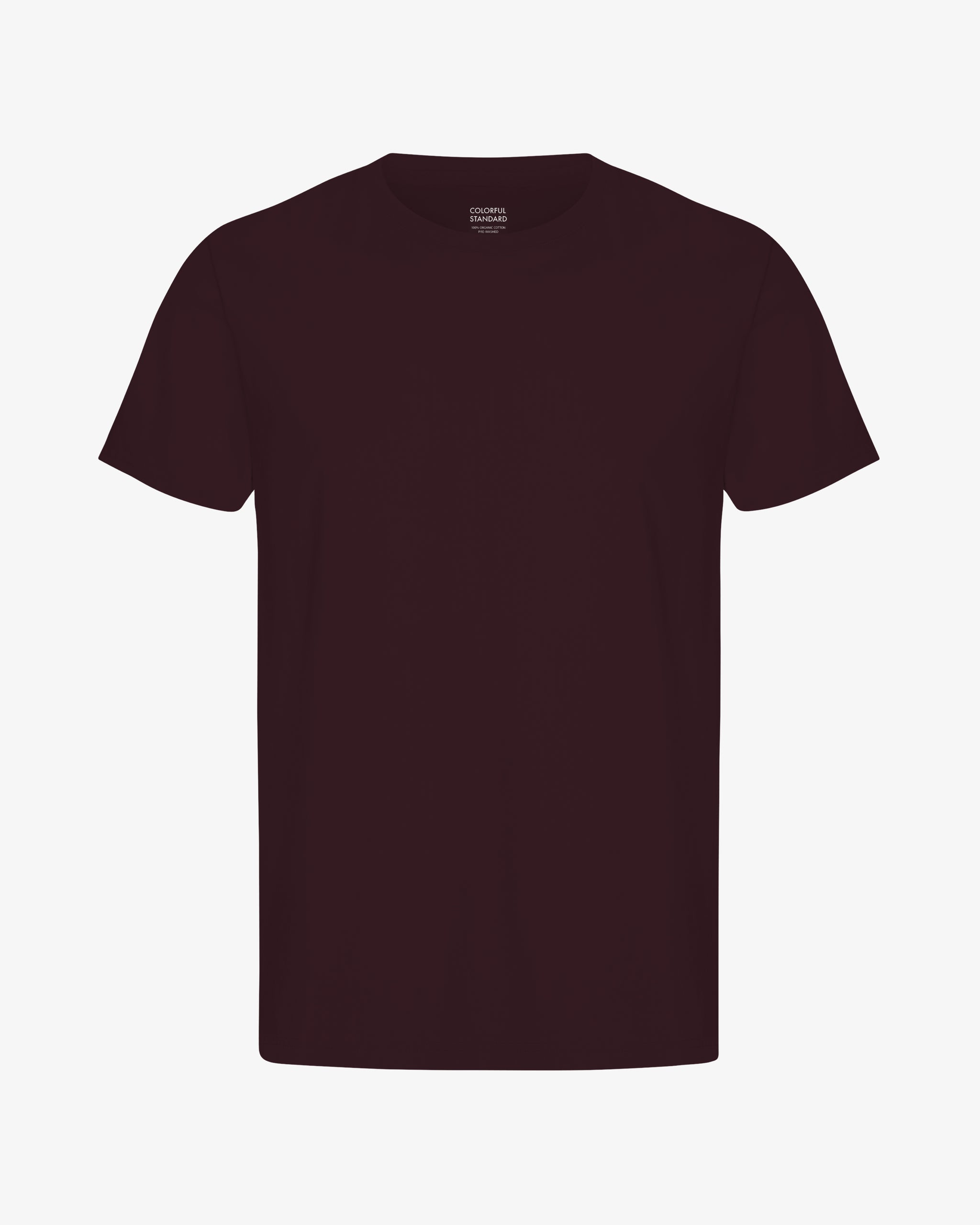 Classic Organic Tee - Oxblood Red