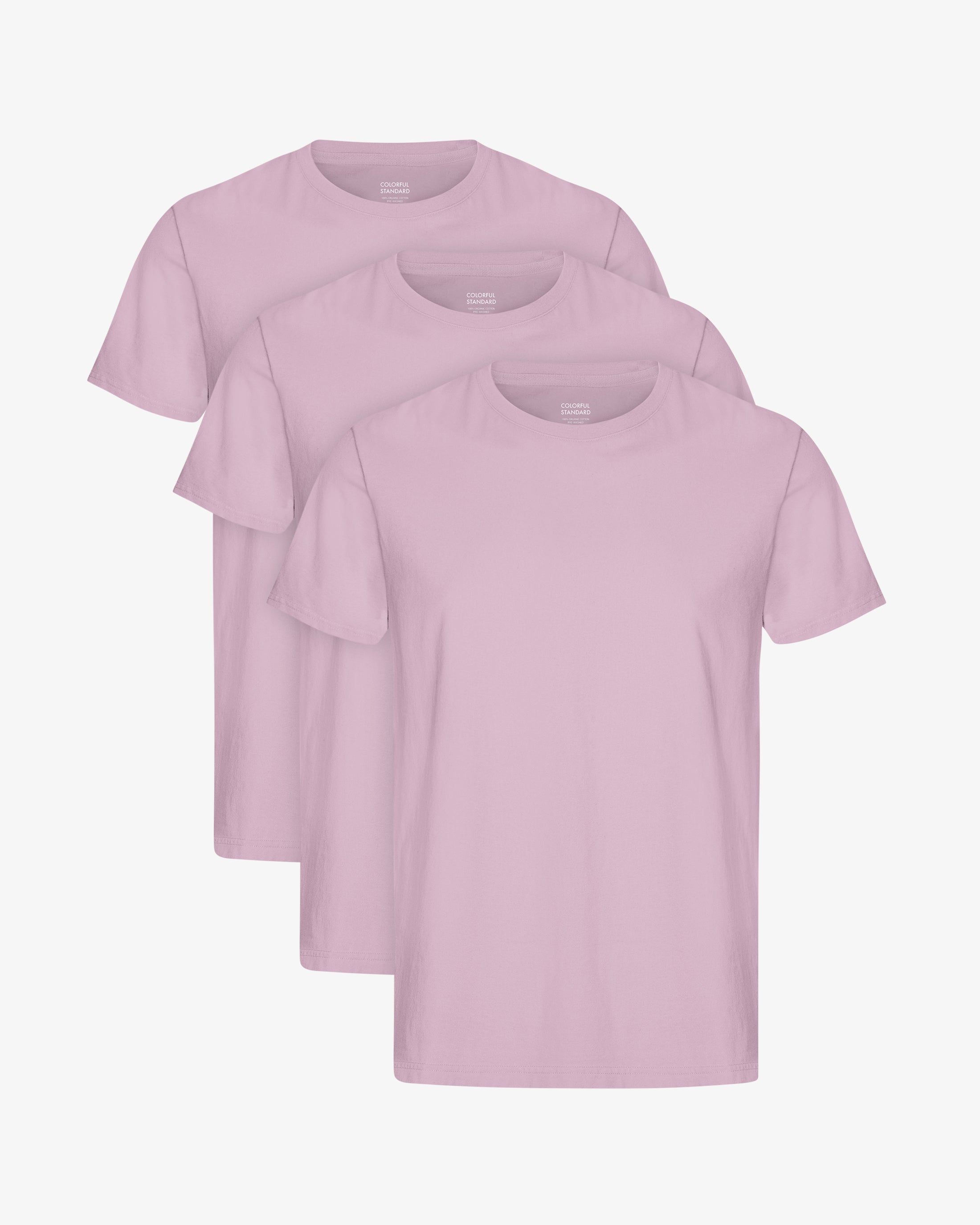 Classic Organic Tee - Pearly Purple (3-Pack)