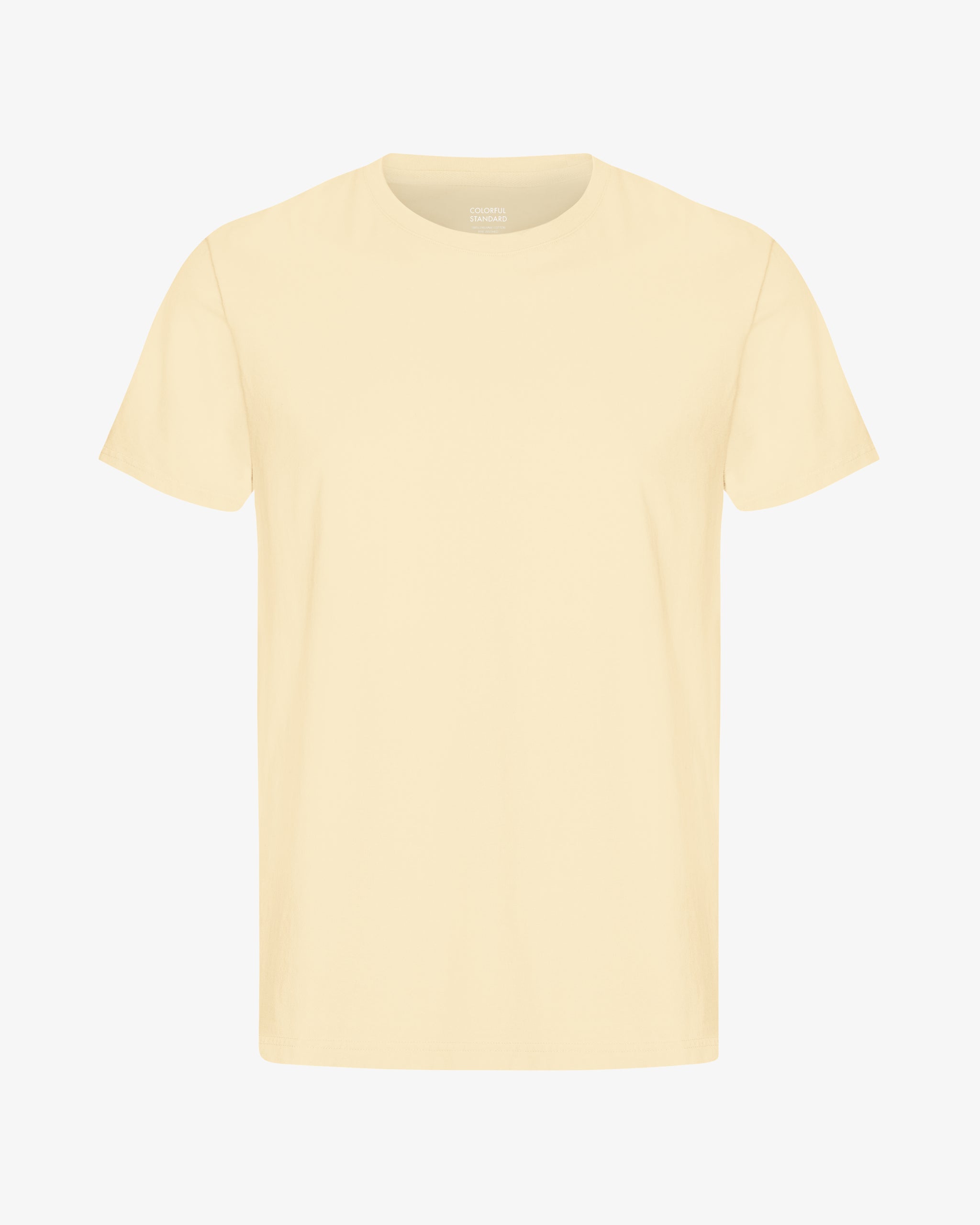 Classic Organic Tee - Soft Yellow