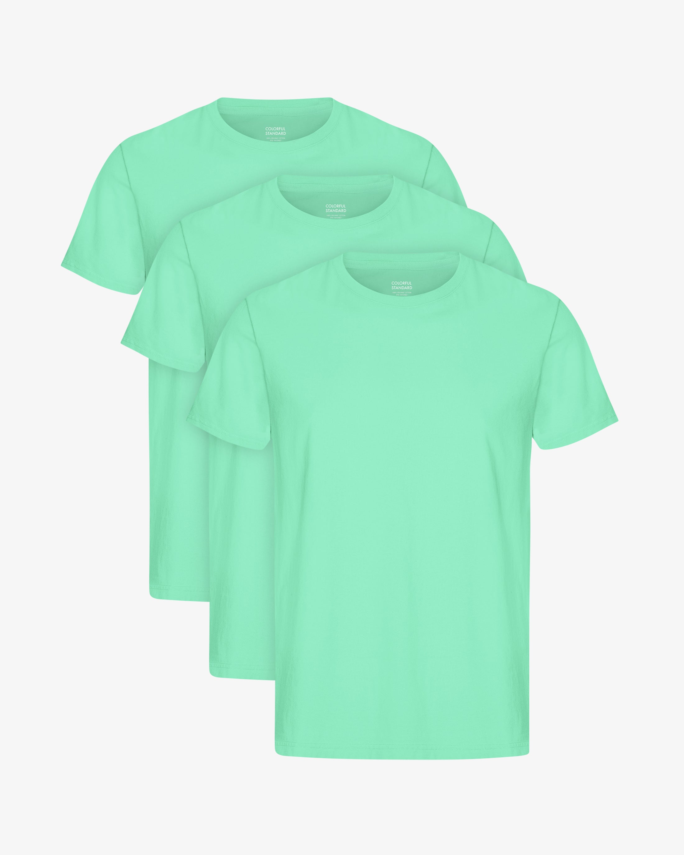 Classic Organic Tee - Spring Green (3-Pack)