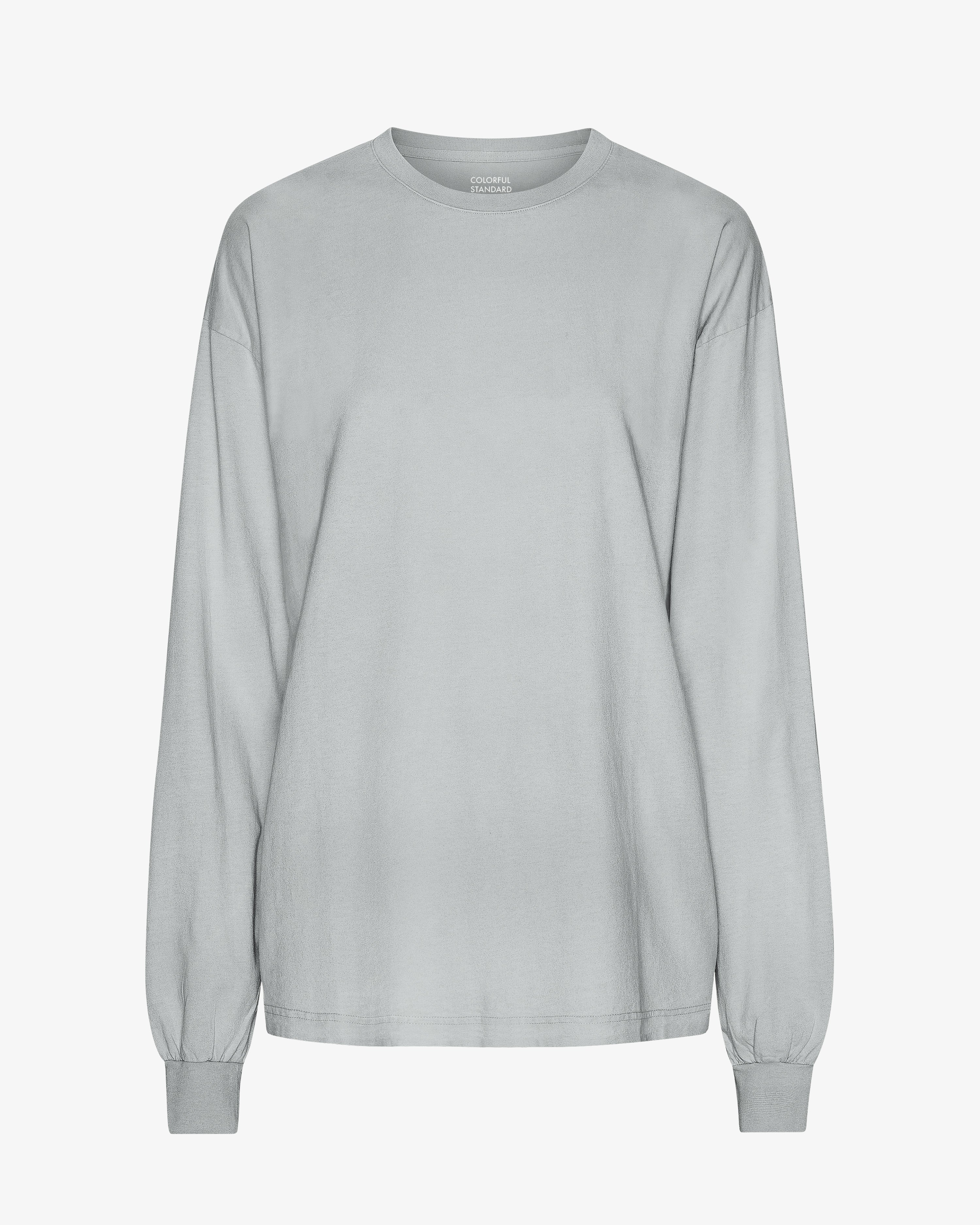 Oversized Organic LS T-Shirt - Faded Grey