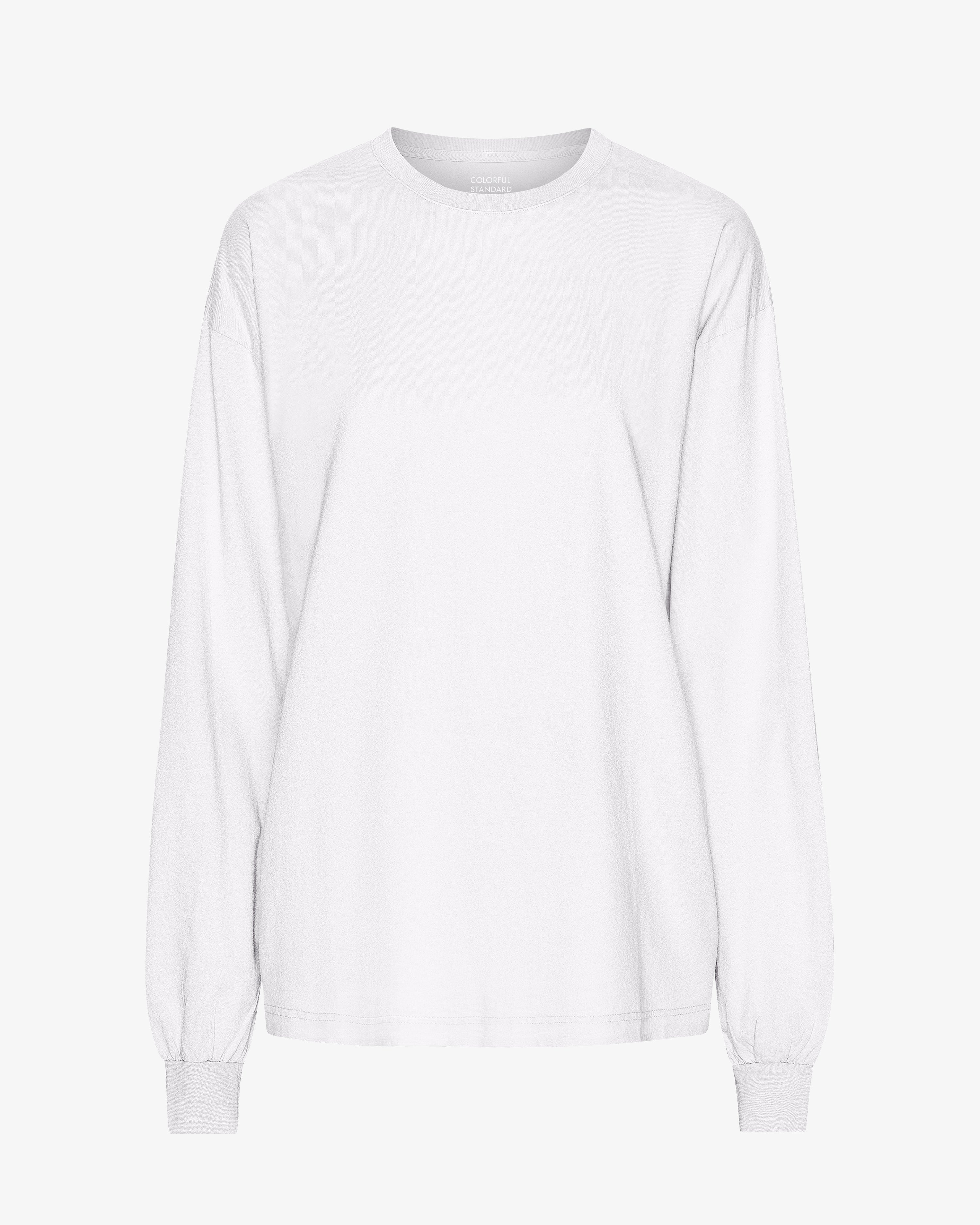 Oversized Organic LS T-Shirt - Optical White