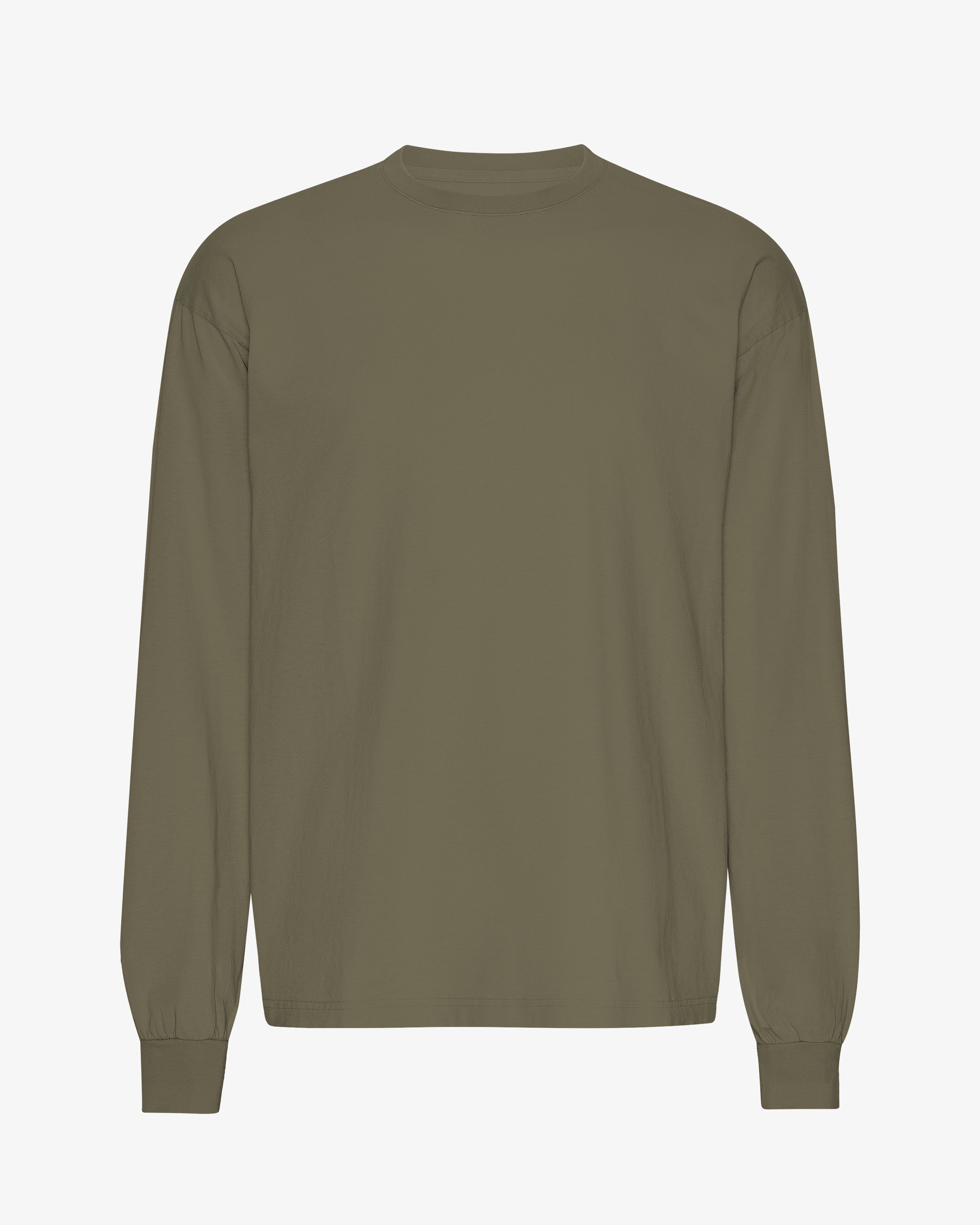 Oversized Organic LS T-Shirt - Dusty Olive