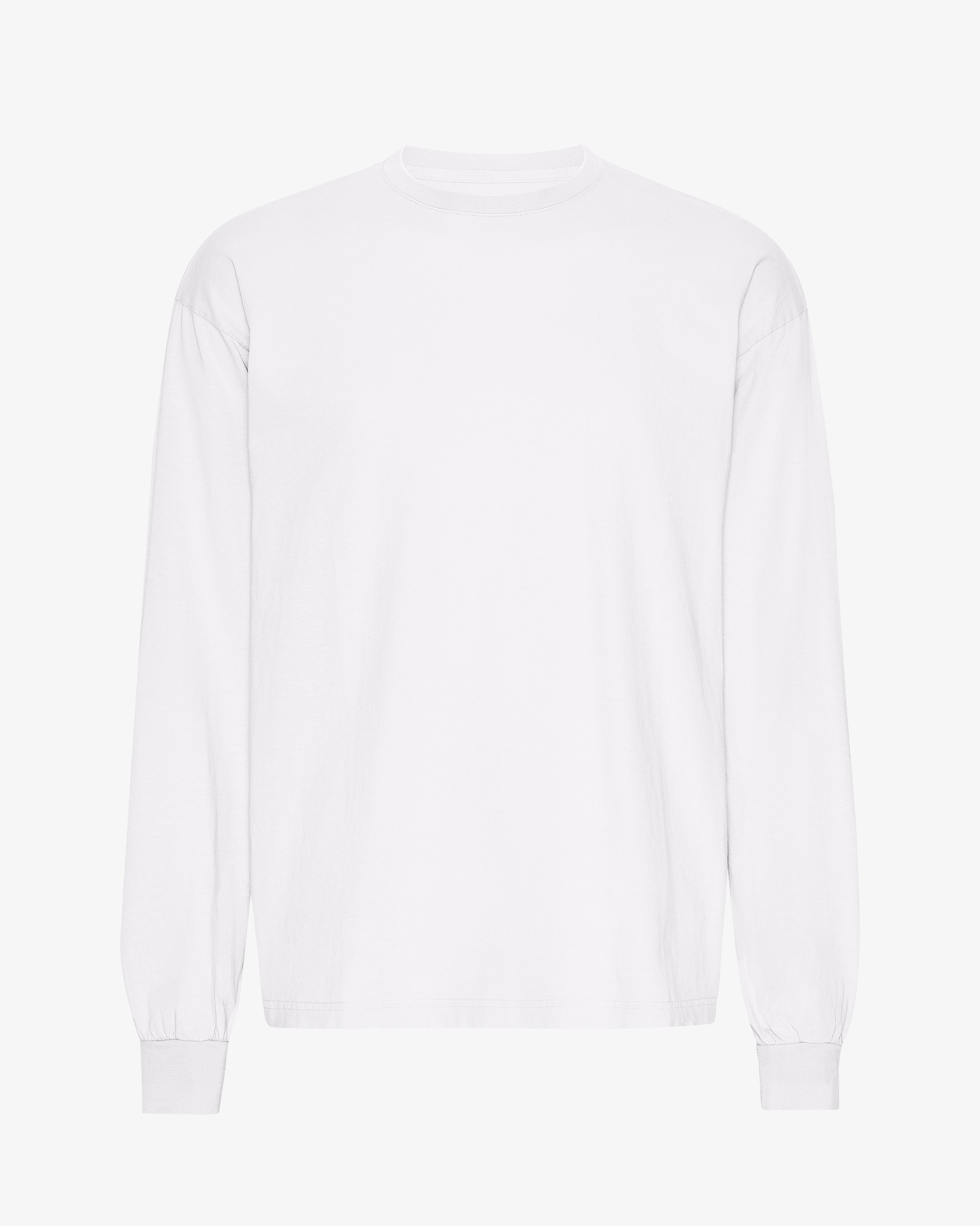 Oversized Organic LS T-Shirt - Optical White