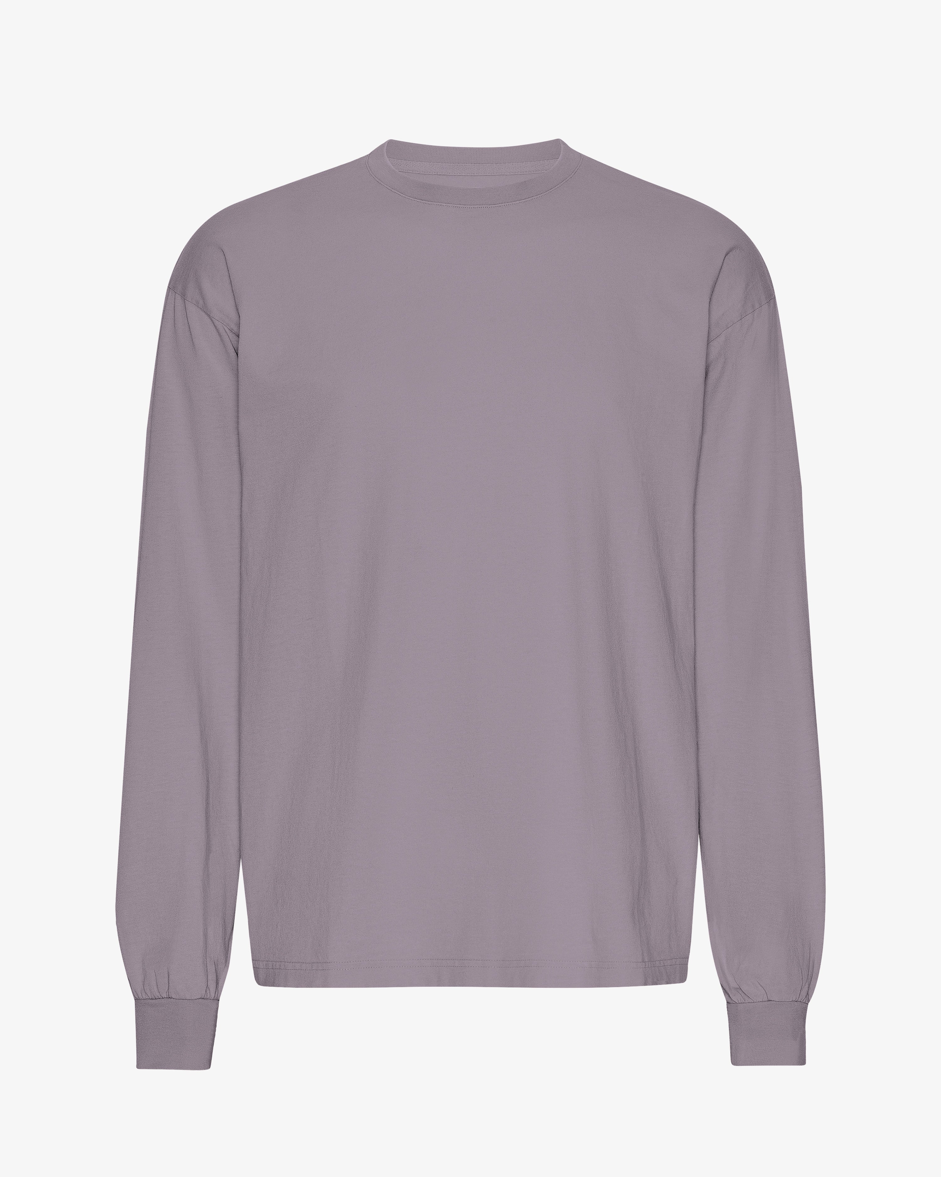 Oversized Organic LS T-Shirt - Purple Haze