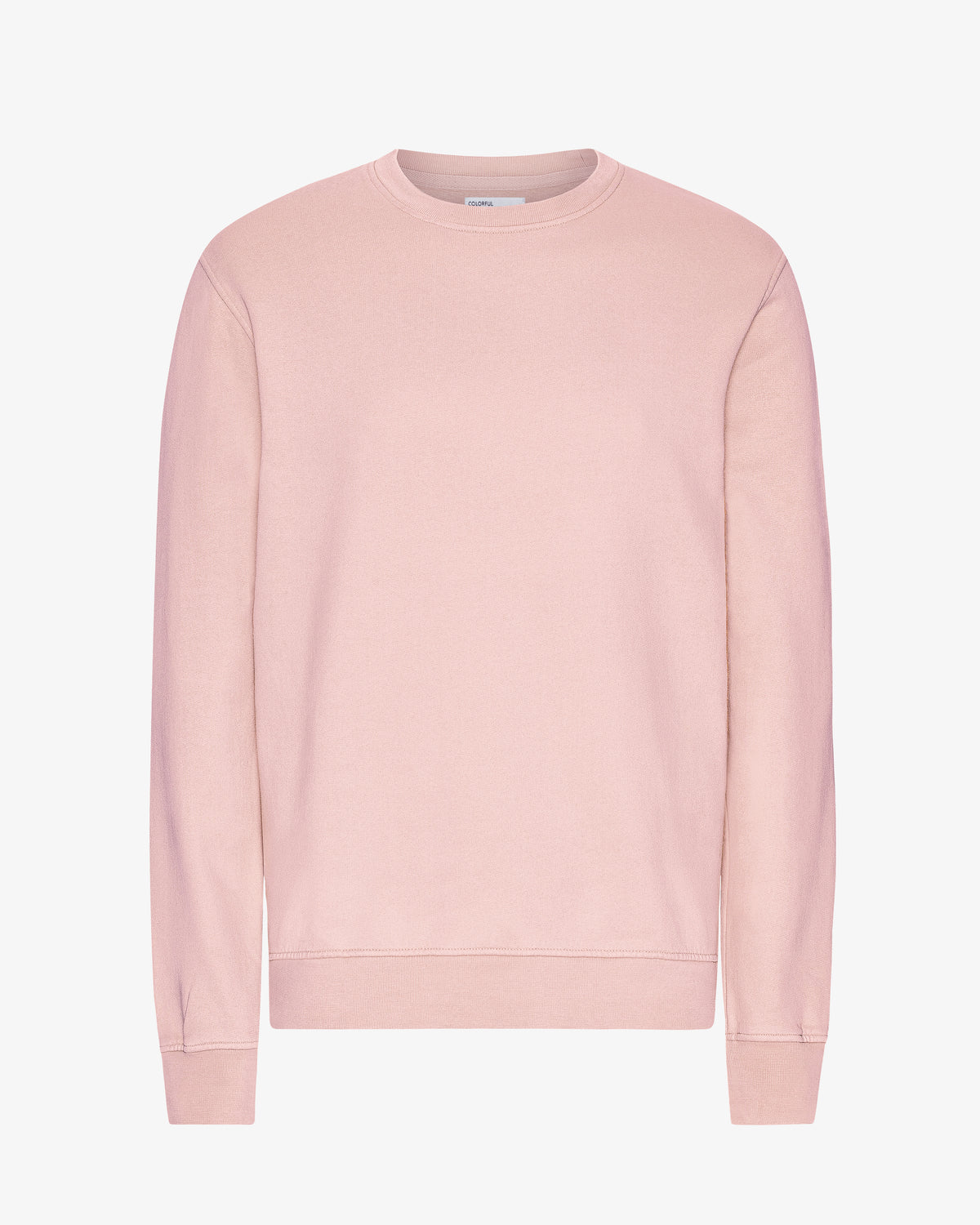 Organic oversized crew flamingo pink