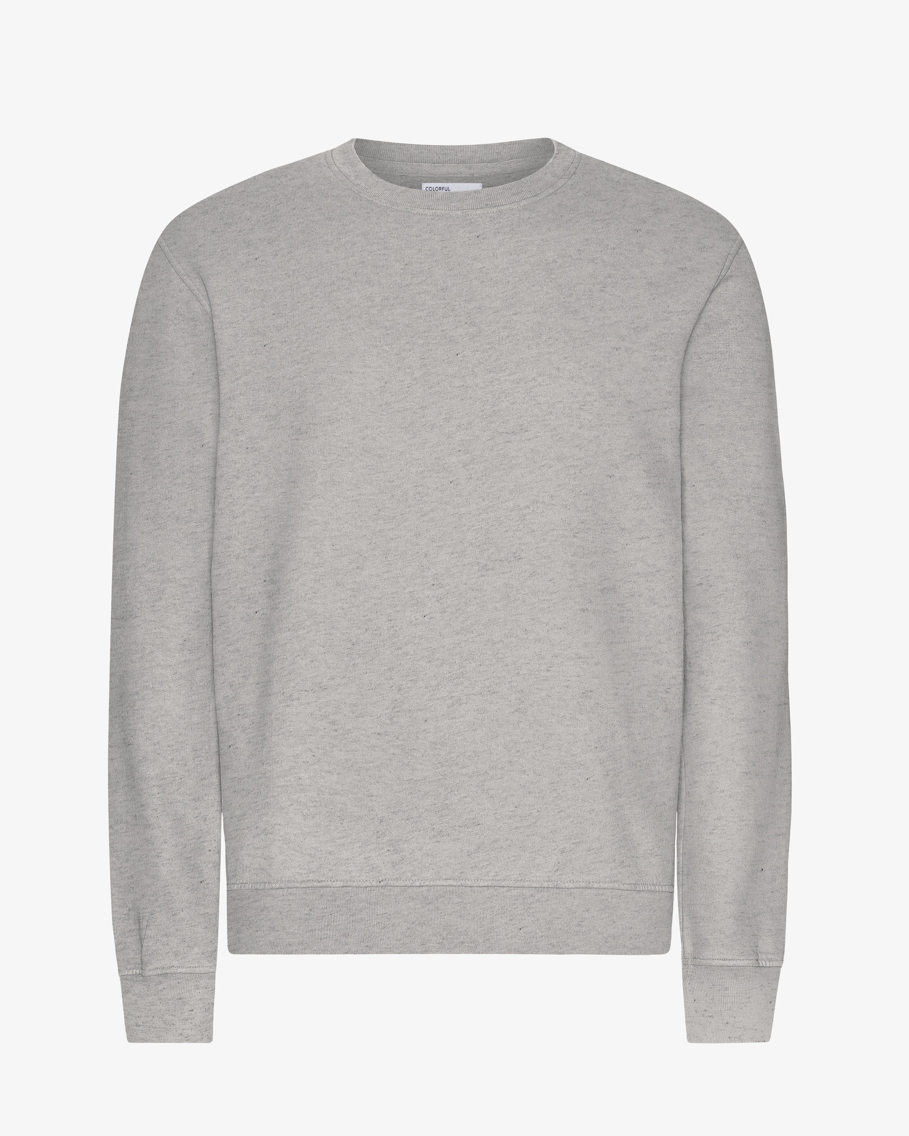 Classic Organic Crew - Heather Grey