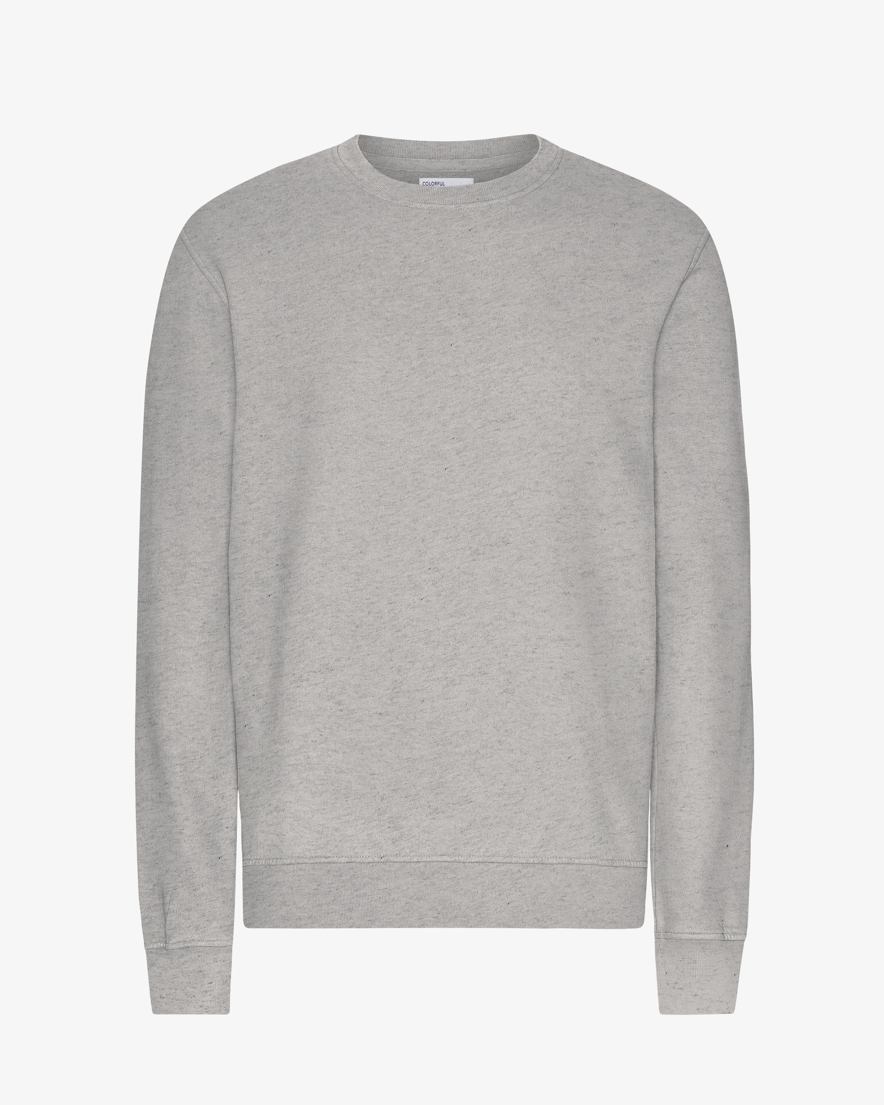 Classic Organic Crew - Heather Grey