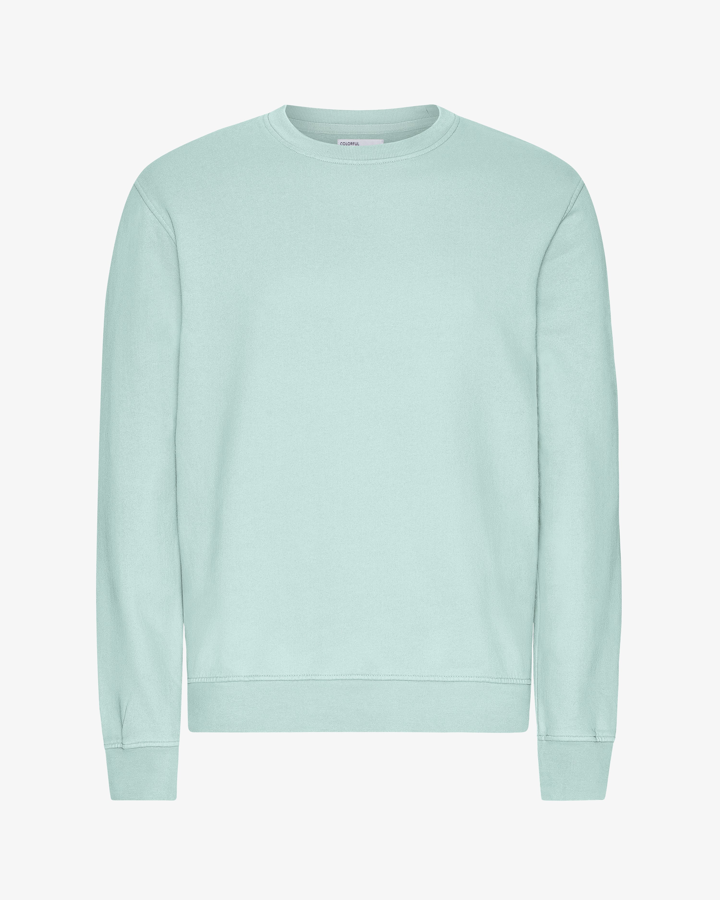 Classic Organic Crew - Light Aqua