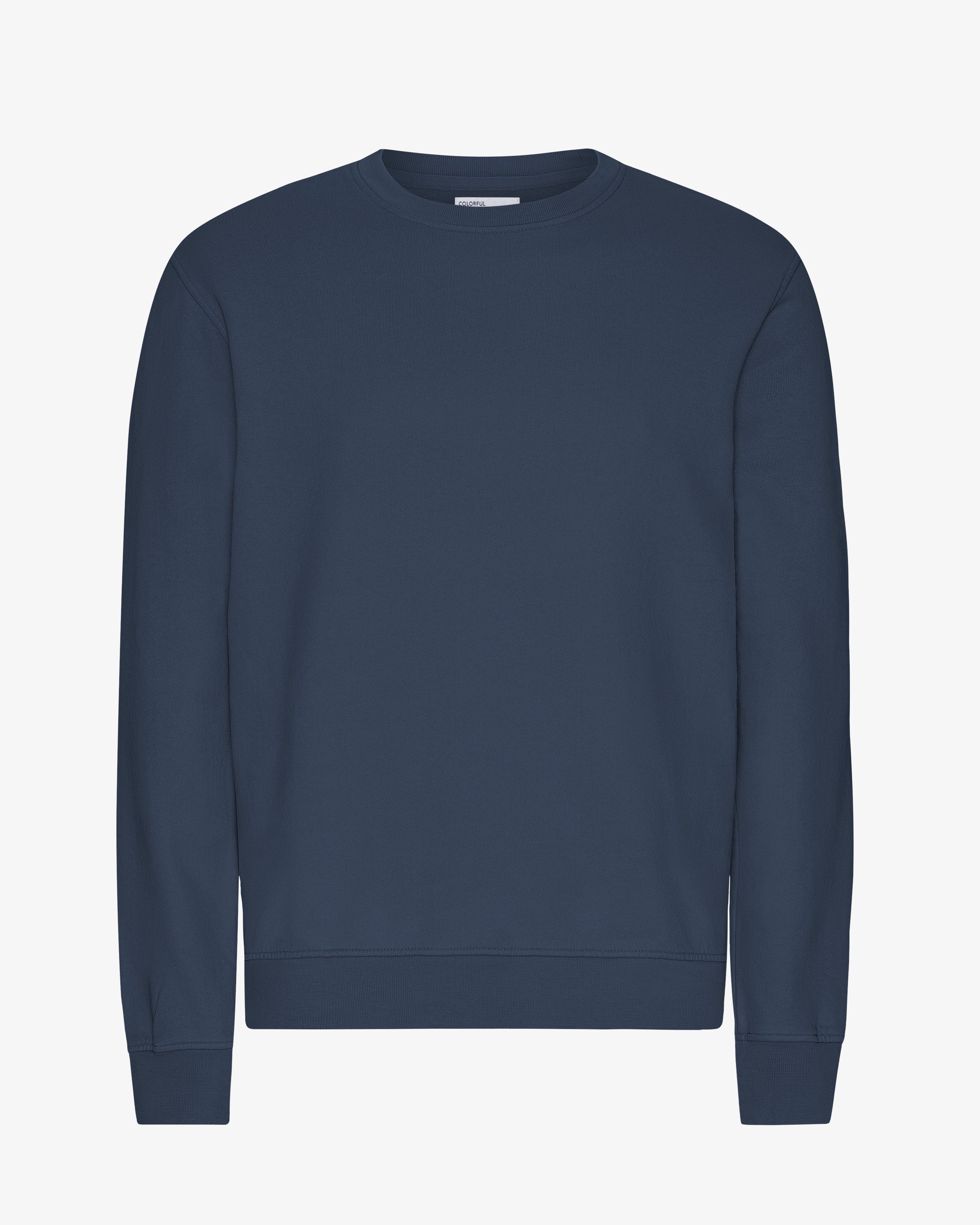 Classic Organic Crew - Petrol Blue