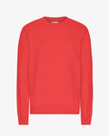 Classic Organic Crew - Red Tangerine