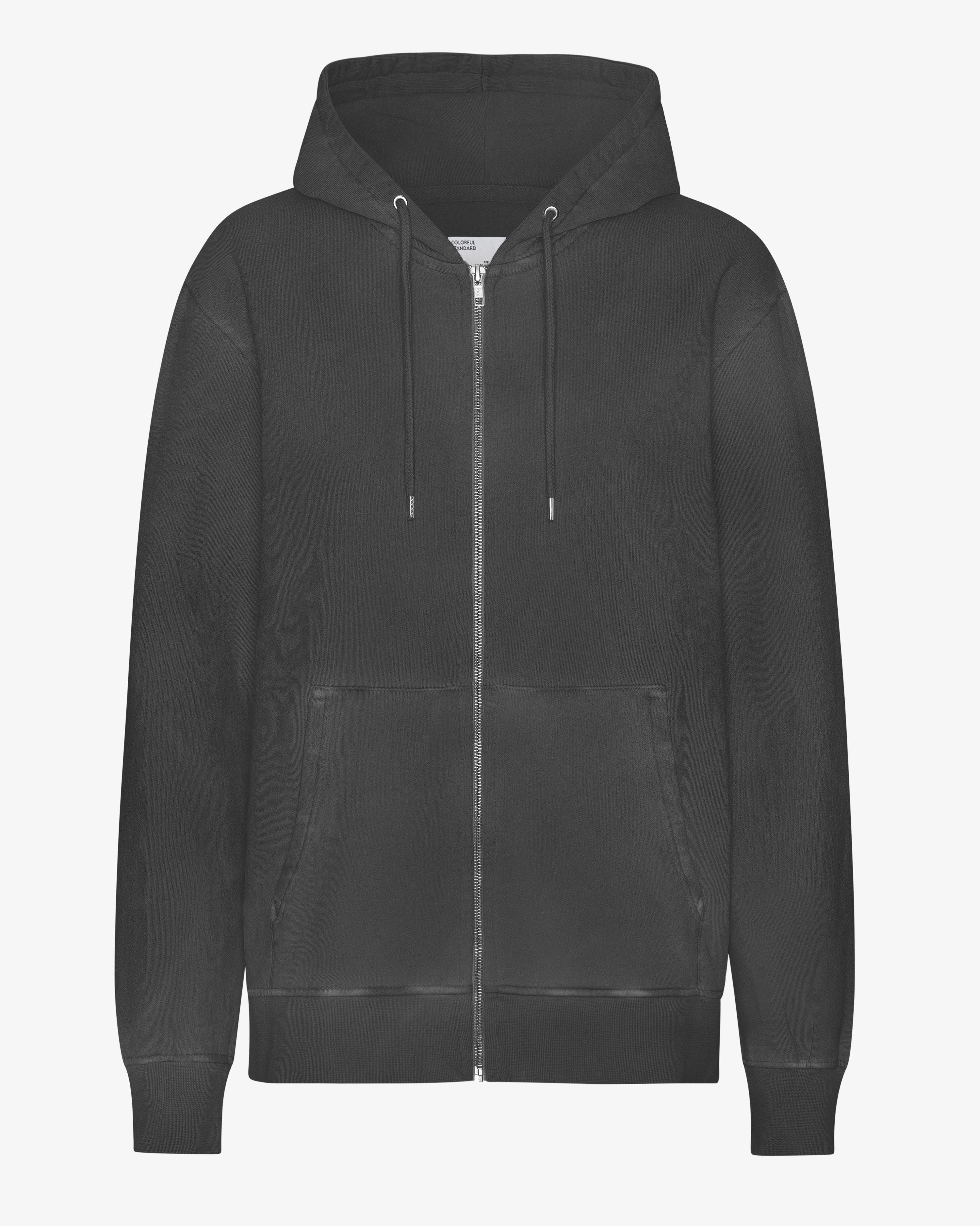 Classic Organic Zip Hood - Faded Black