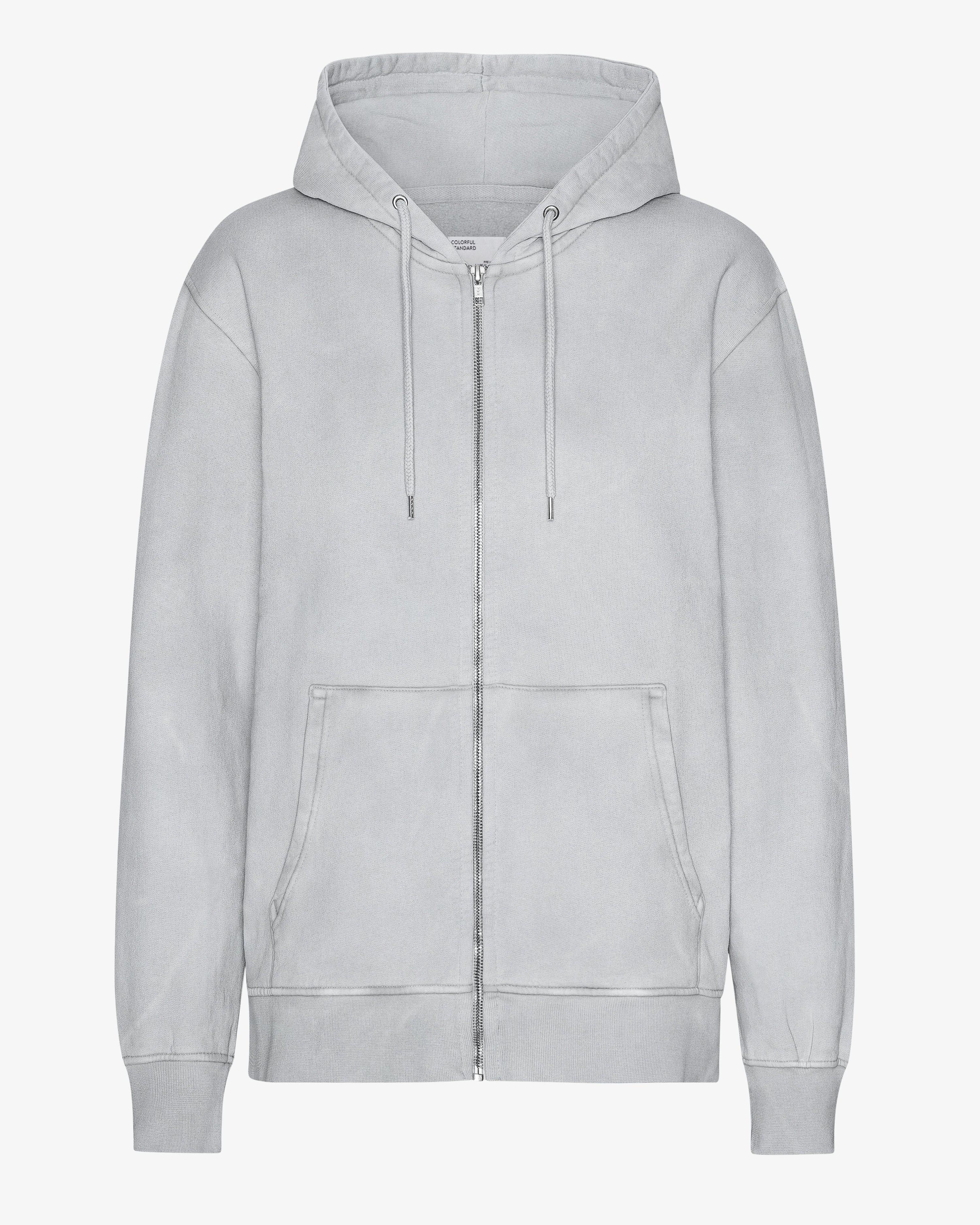 Classic Organic Zip Hood - Faded Grey