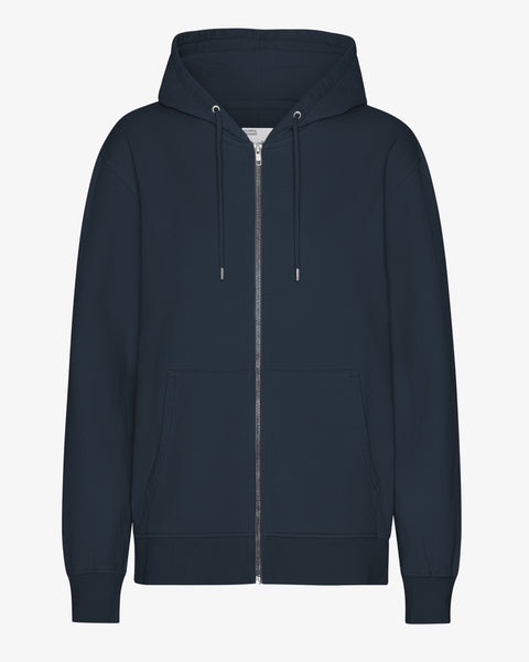Classic Organic Zip Hood - Navy Blue – Colorful Standard