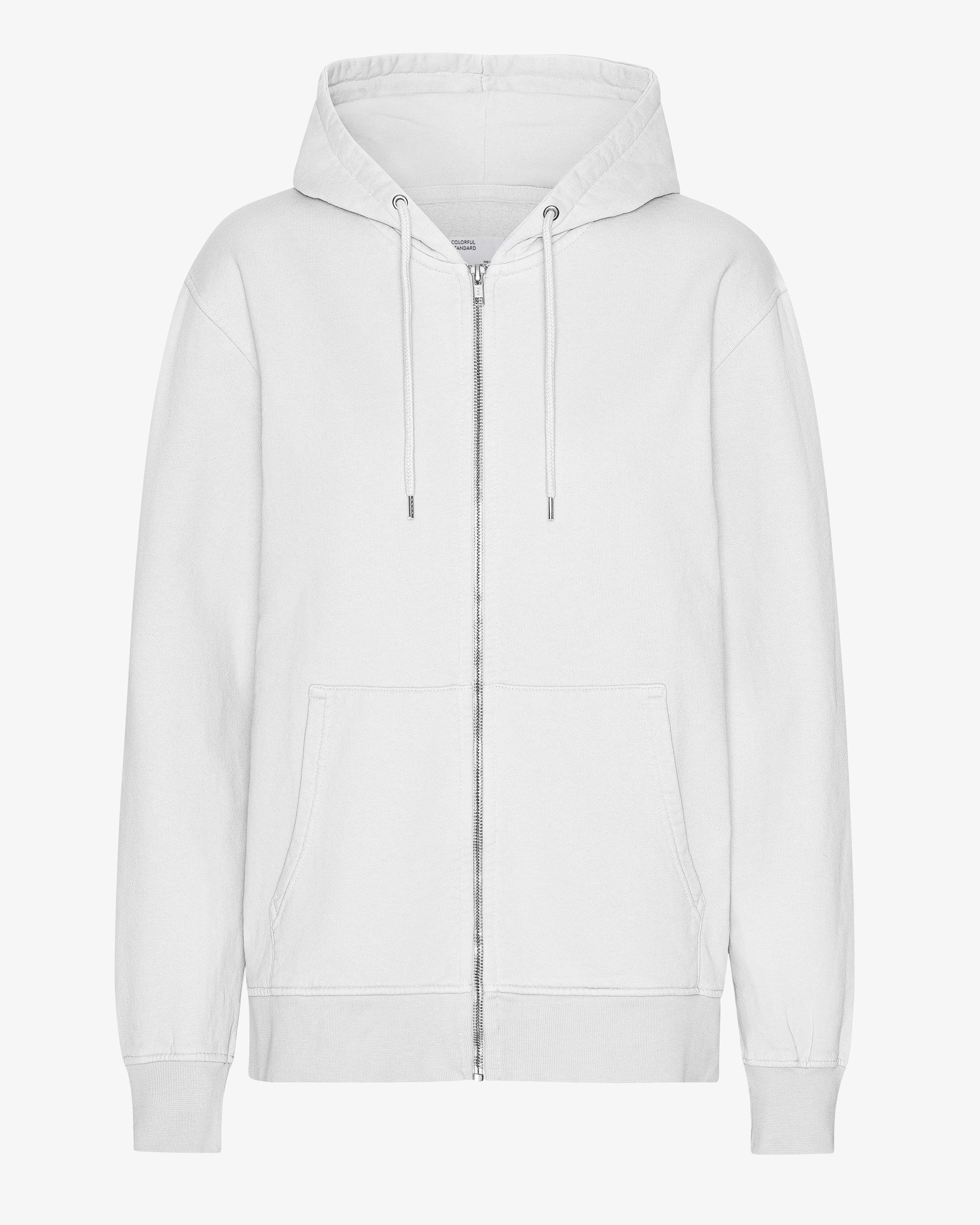 Classic Organic Zip Hood - Optical White