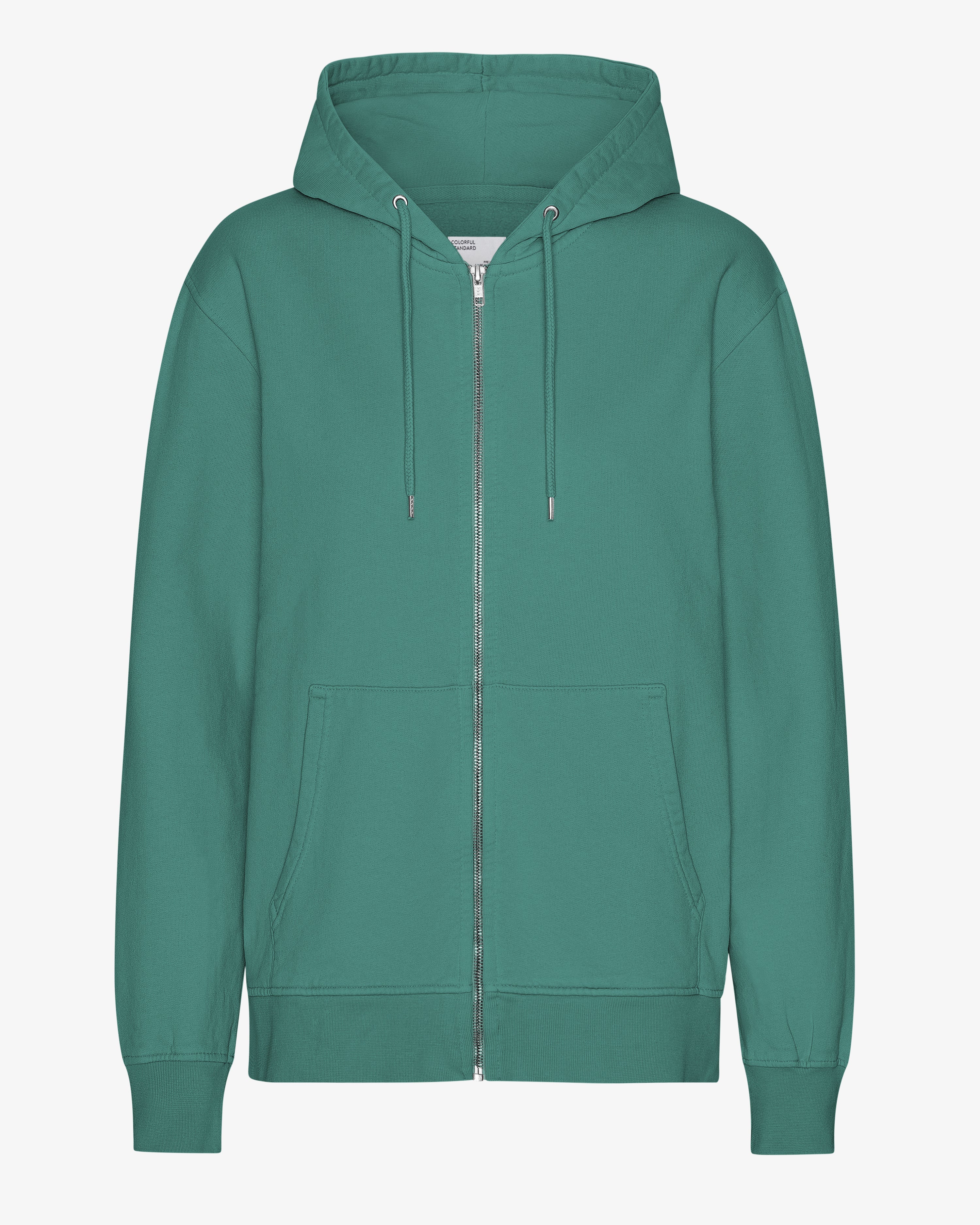 Classic Organic Zip Hood - Pine Green